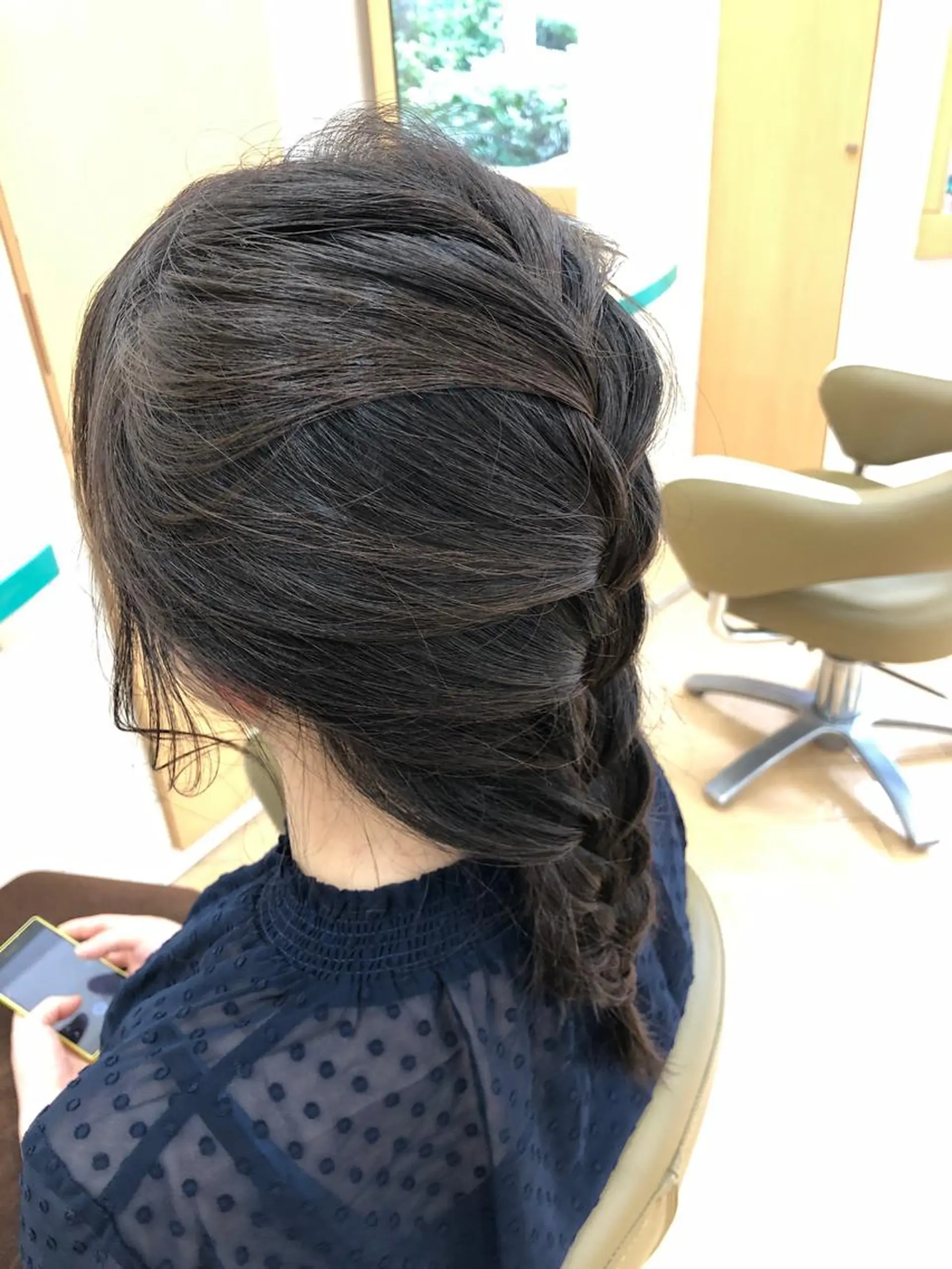 ミディアム ヘアアレンジ 福原 亜祐美のヘアスタイル