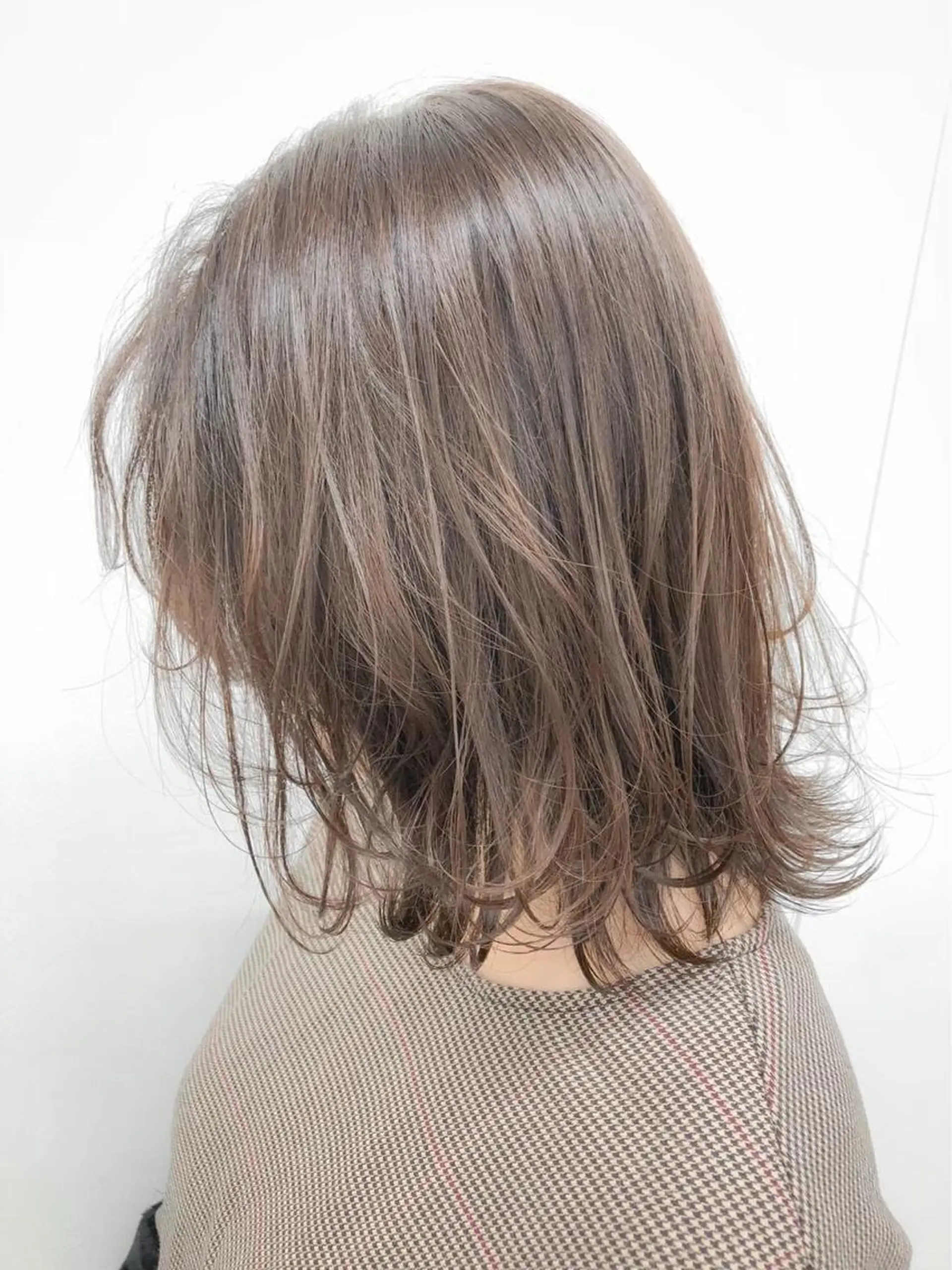 セミロング カラー 横浜メンズパーマ🔥 大野賢人のヘアスタイル