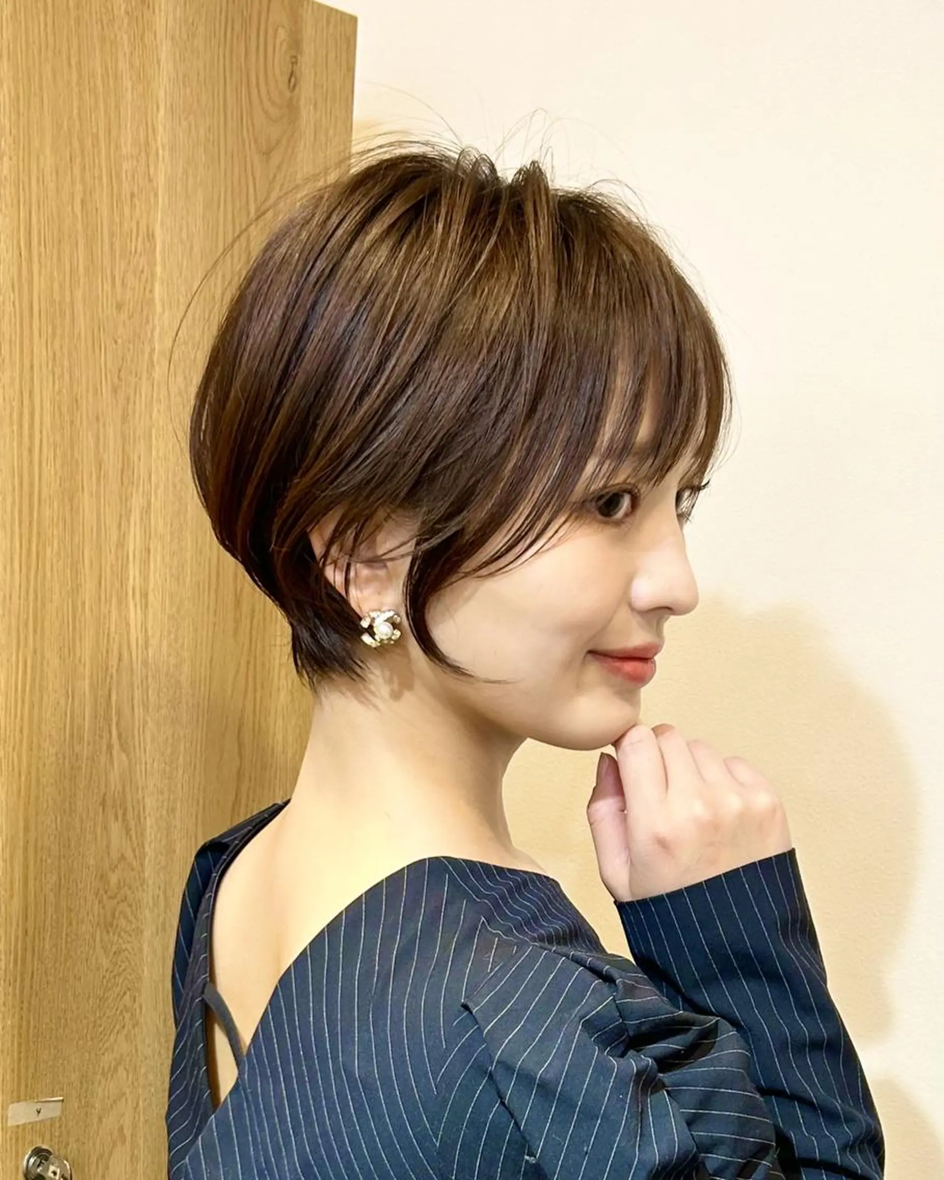 ショート カット トリートメント ioe 茶屋町のヘアスタイル