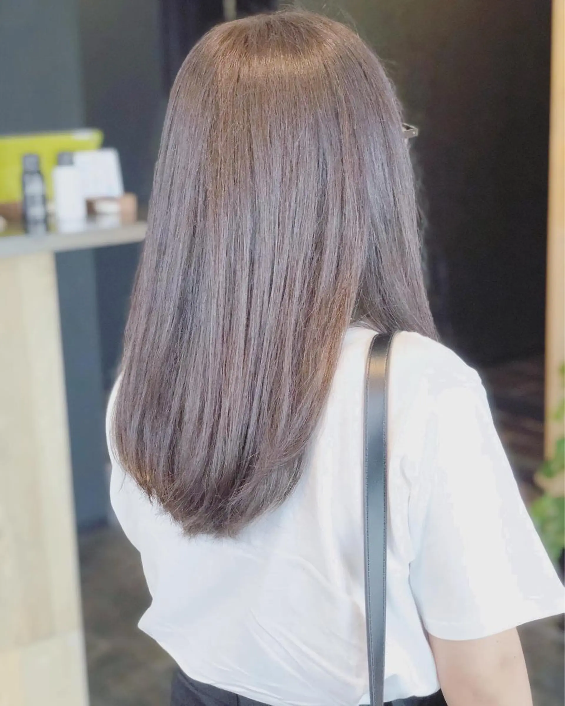 ロング アッシュ アッシュグレー アッシュグレージュ 柿本拓【全席完全個室 ログネオン】のヘアスタイル