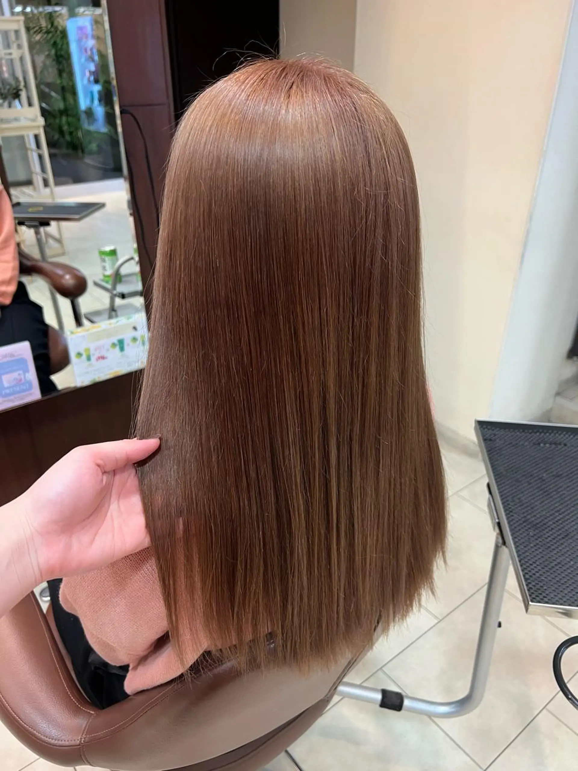 ロング カラー 田中 月菜のヘアスタイル
