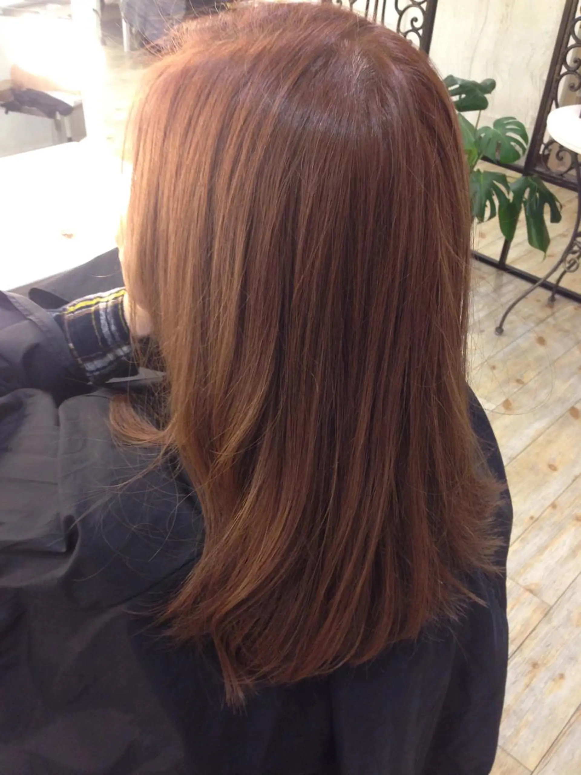 ロング カラー 吉岡 三四朗のヘアスタイル