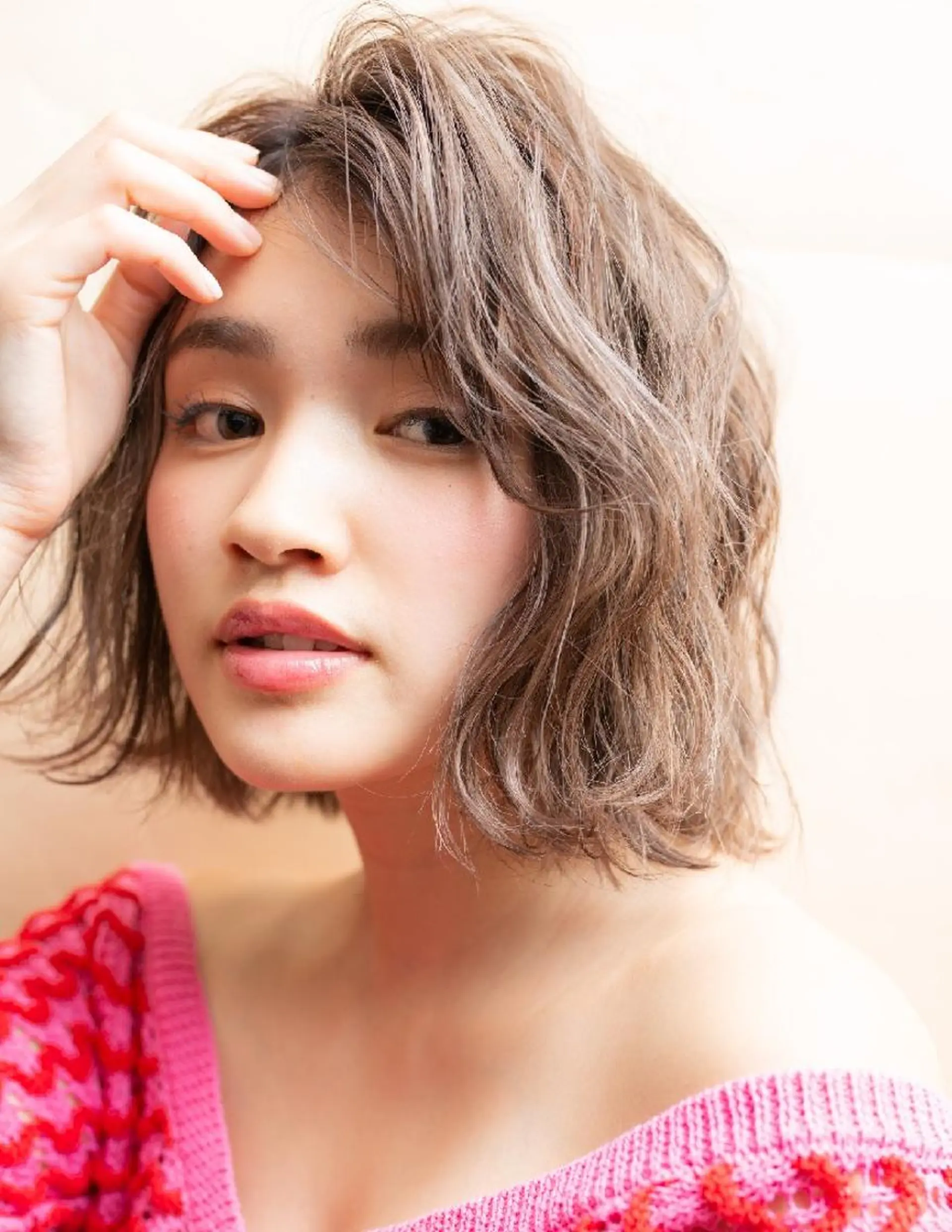 ミディアム カラー パーマ 美容歴20年美髪特化 SerA代表森のヘアスタイル