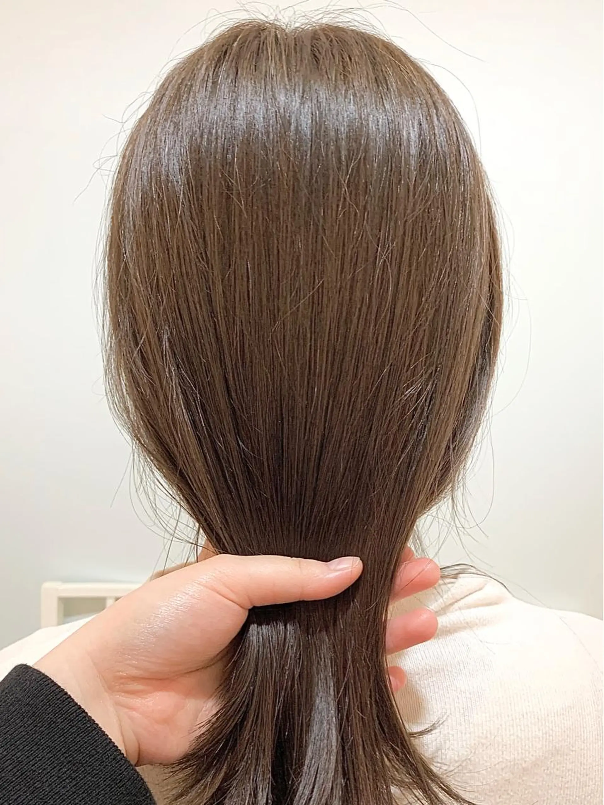 ミディアム カラー カット ヘアカラー トリートメント 🇺🇸✂️🍟 こんあゆみのヘアスタイル