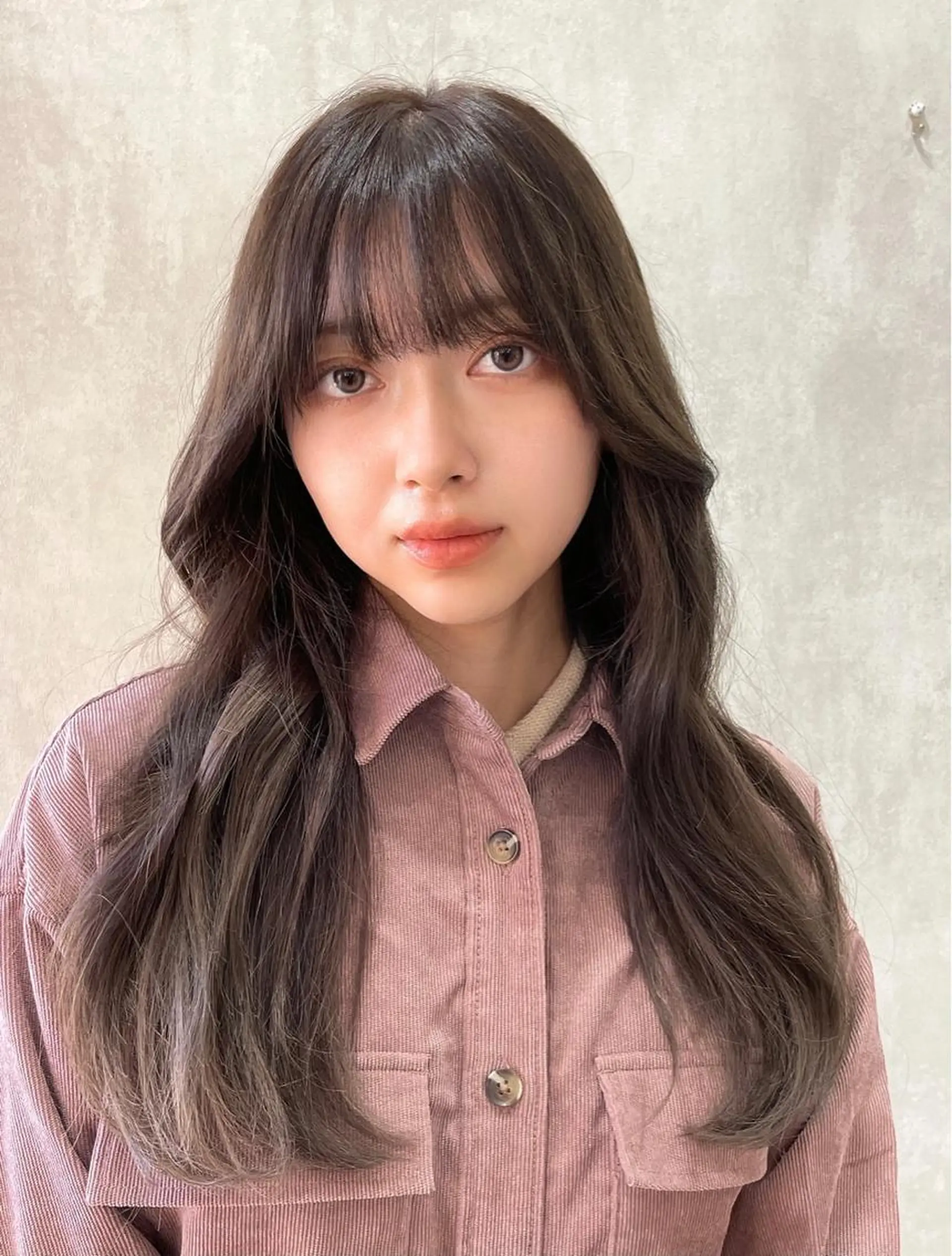 ロング カット ヘアカラー トリートメント 韓国ヘア　髪質改善 🌹レイヤー　芹奈のヘアスタイル