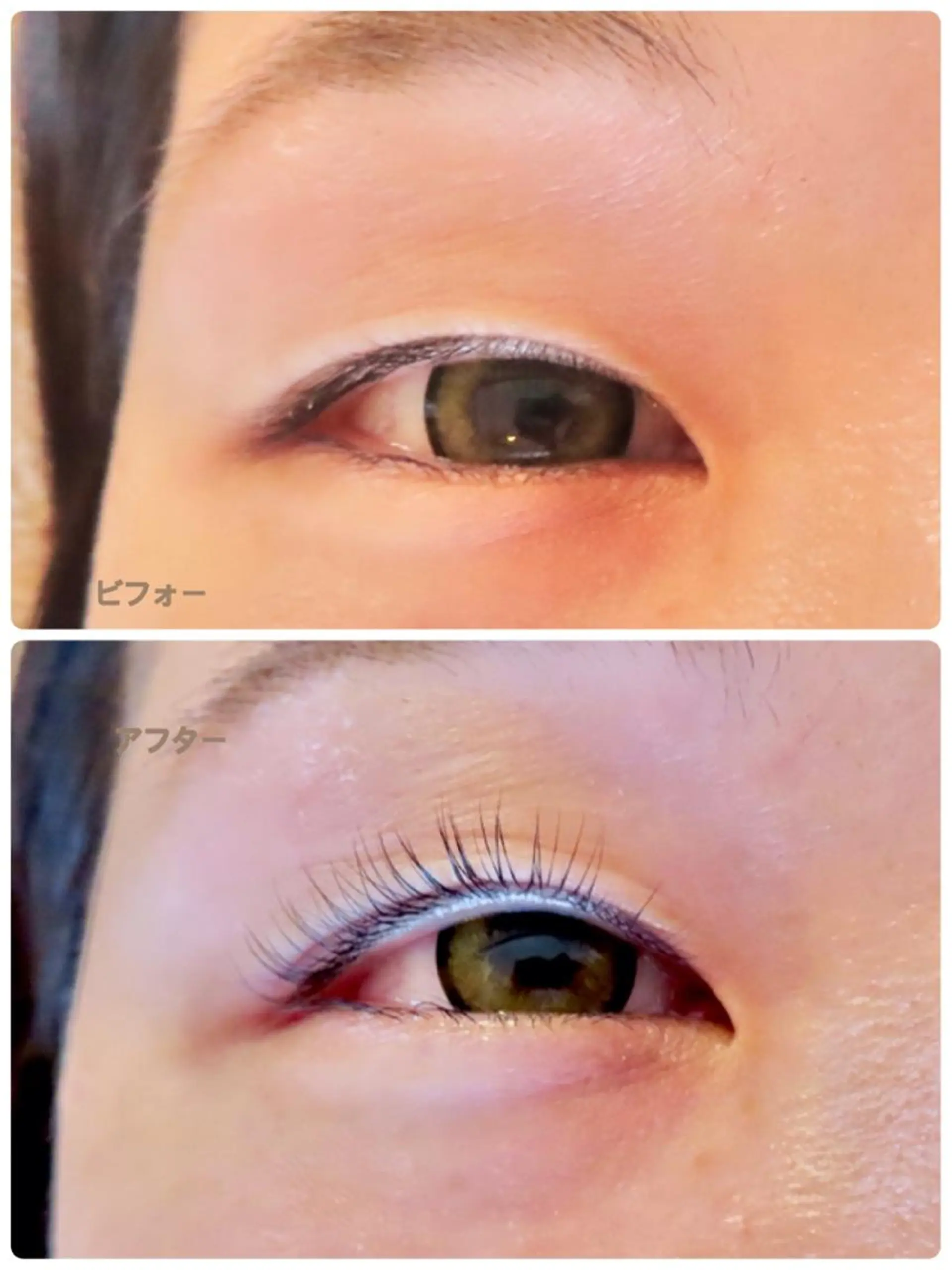 マツエク・マツパ パリジェンヌラッシュリフト 一重×まつ毛パーマ マツパ eyebrow&eyelash COCO所属・salon COCOのマツエク・マツパデザイン