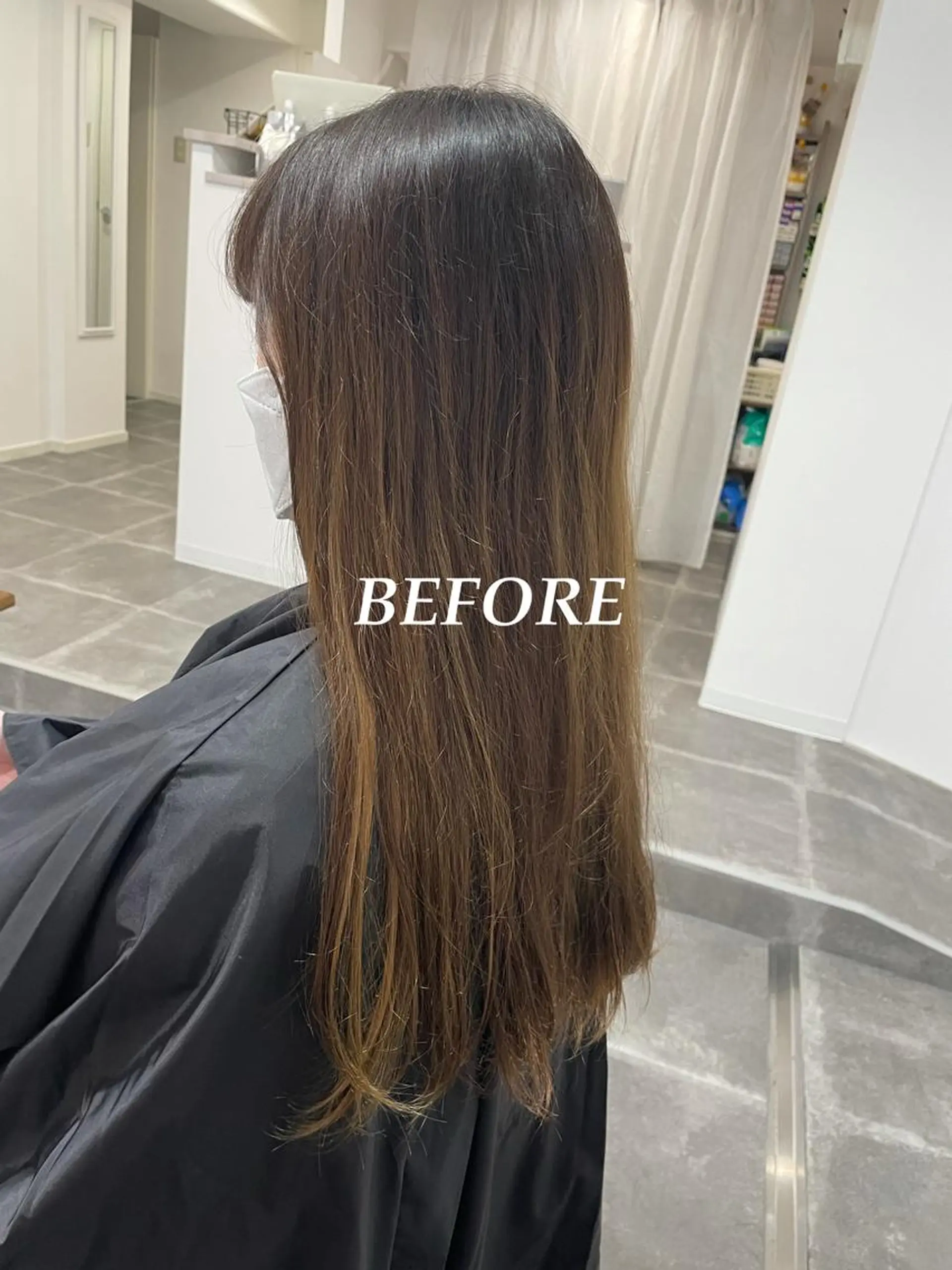 ロング カラー 森田 一平のヘアスタイル