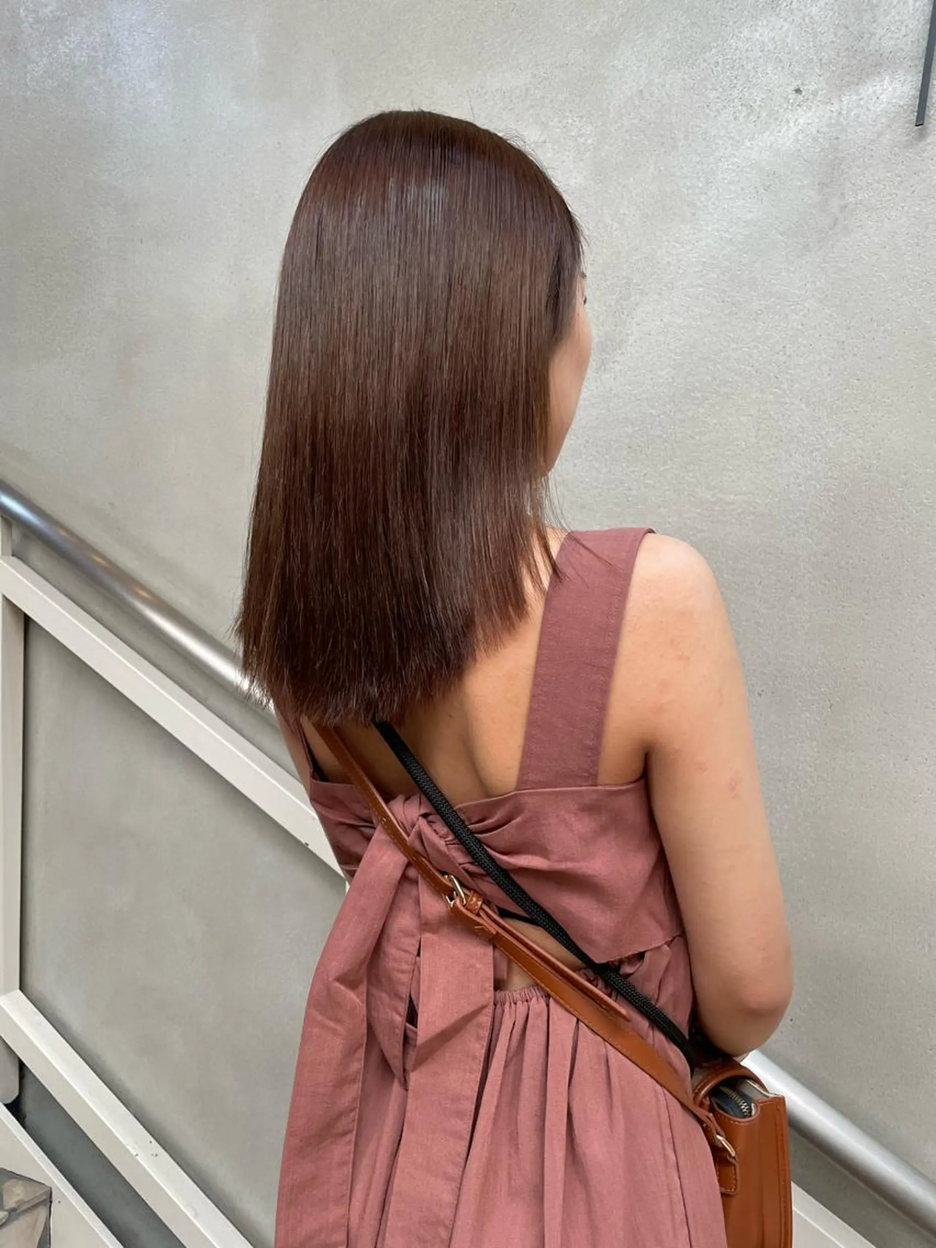 ロング 縮毛矯正 佐藤 永夏のヘアスタイル