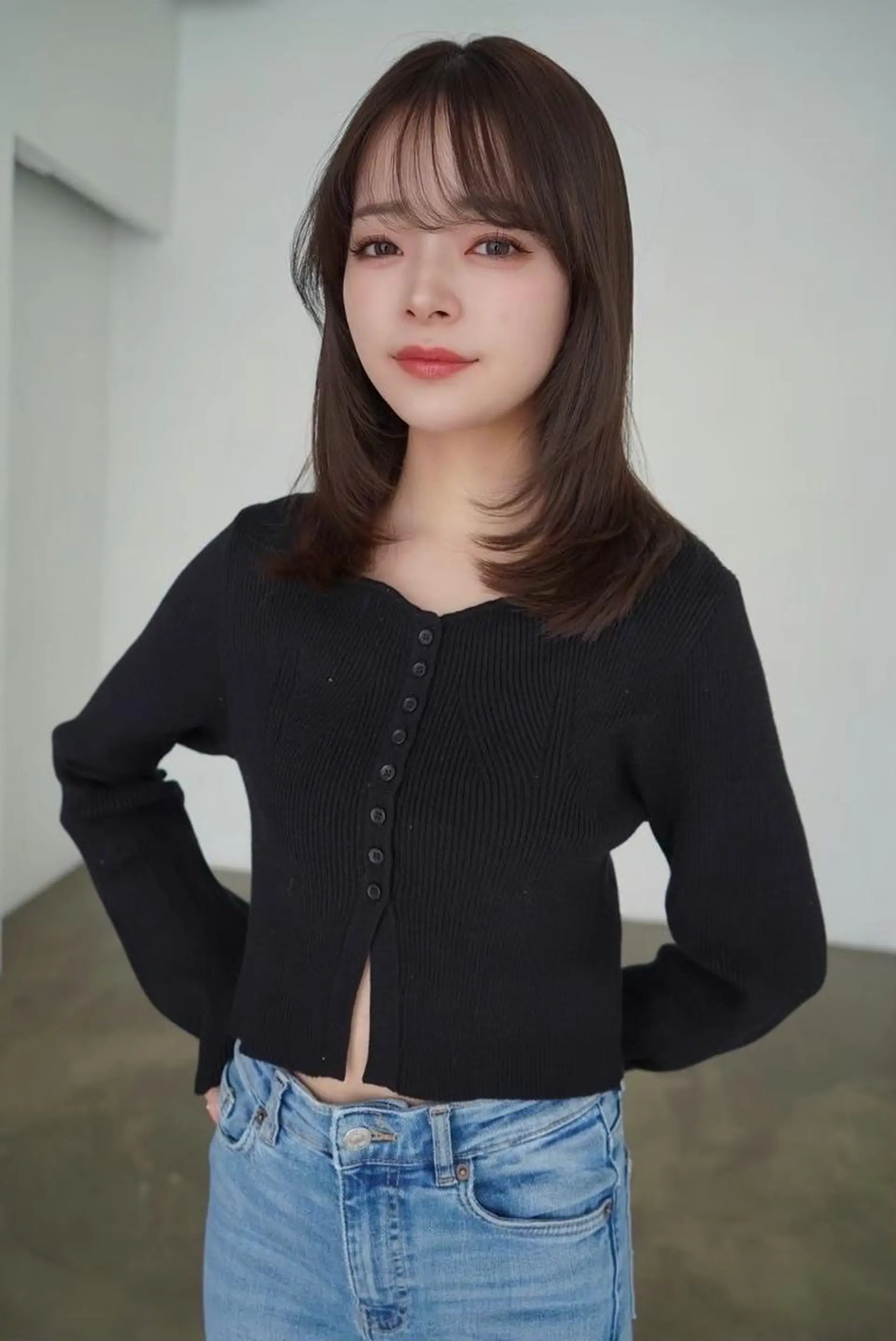 ミディアム カラー カット ヘアカラー ANGELICA 近鉄奈良店のヘアスタイル