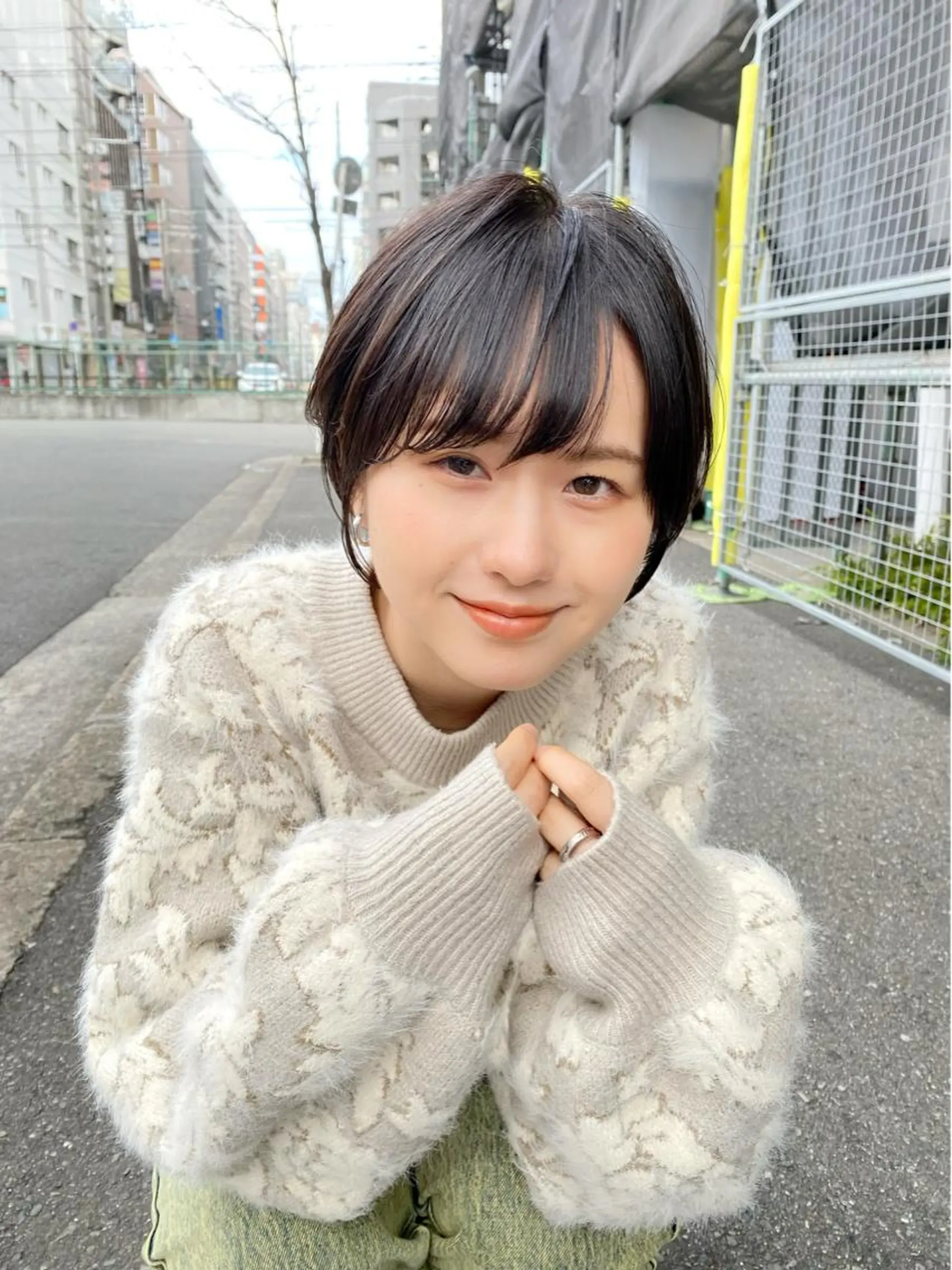 ショート カラー ブリーチ ケアブリーチ ダブルカラー ハイライトカラー イルミナカラー lab.by ioe中崎店所属・中北篤志 ショートボブのヘアスタイル