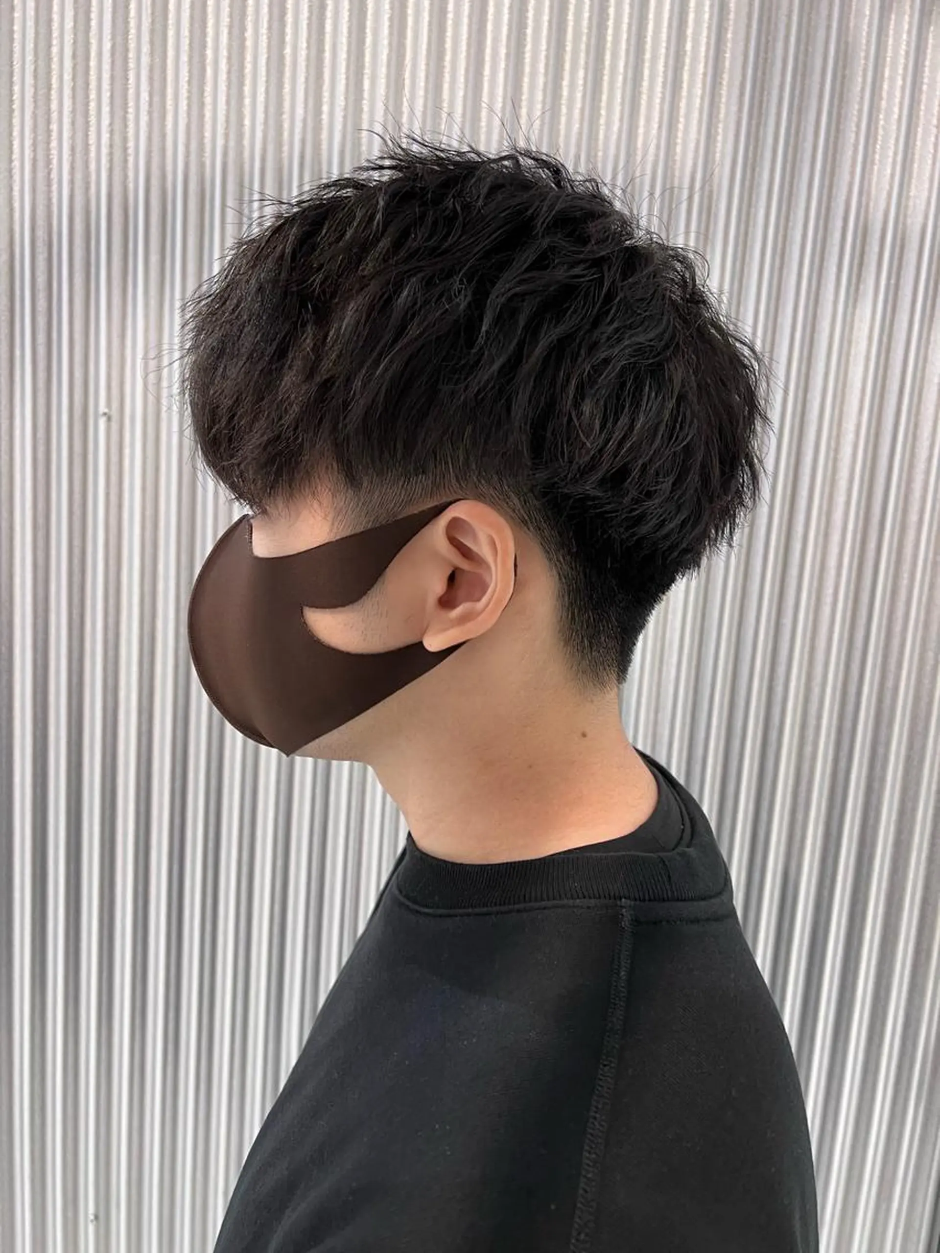 ミディアム パーマ メンズ カット パーマ ally hairsalon所属・Emi .のヘアスタイル