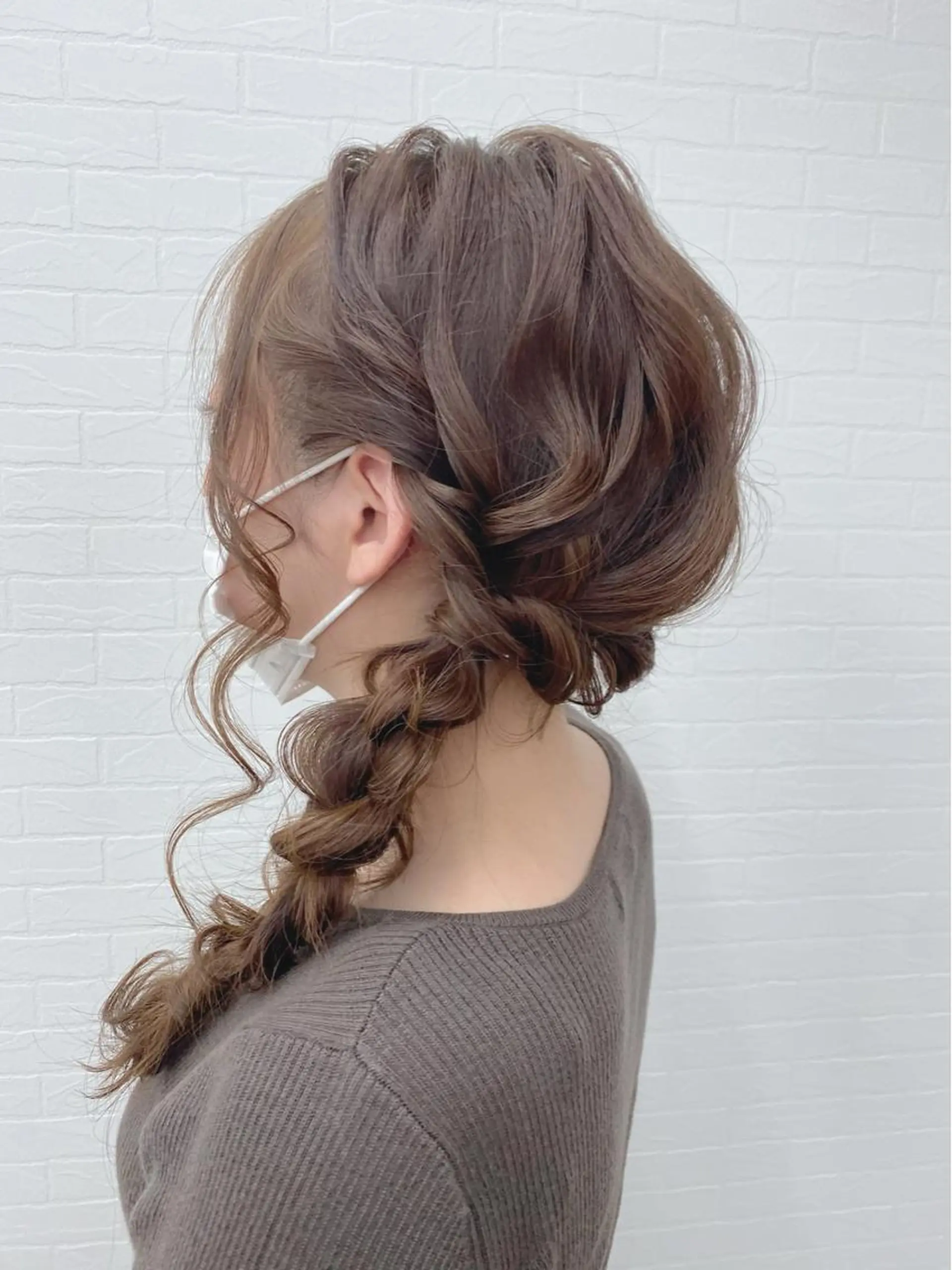 セミロング ヘアアレンジ ヘアセット GRANLUSSO 〜グランルッソ駅前店所属・木口 嘉美のヘアスタイル