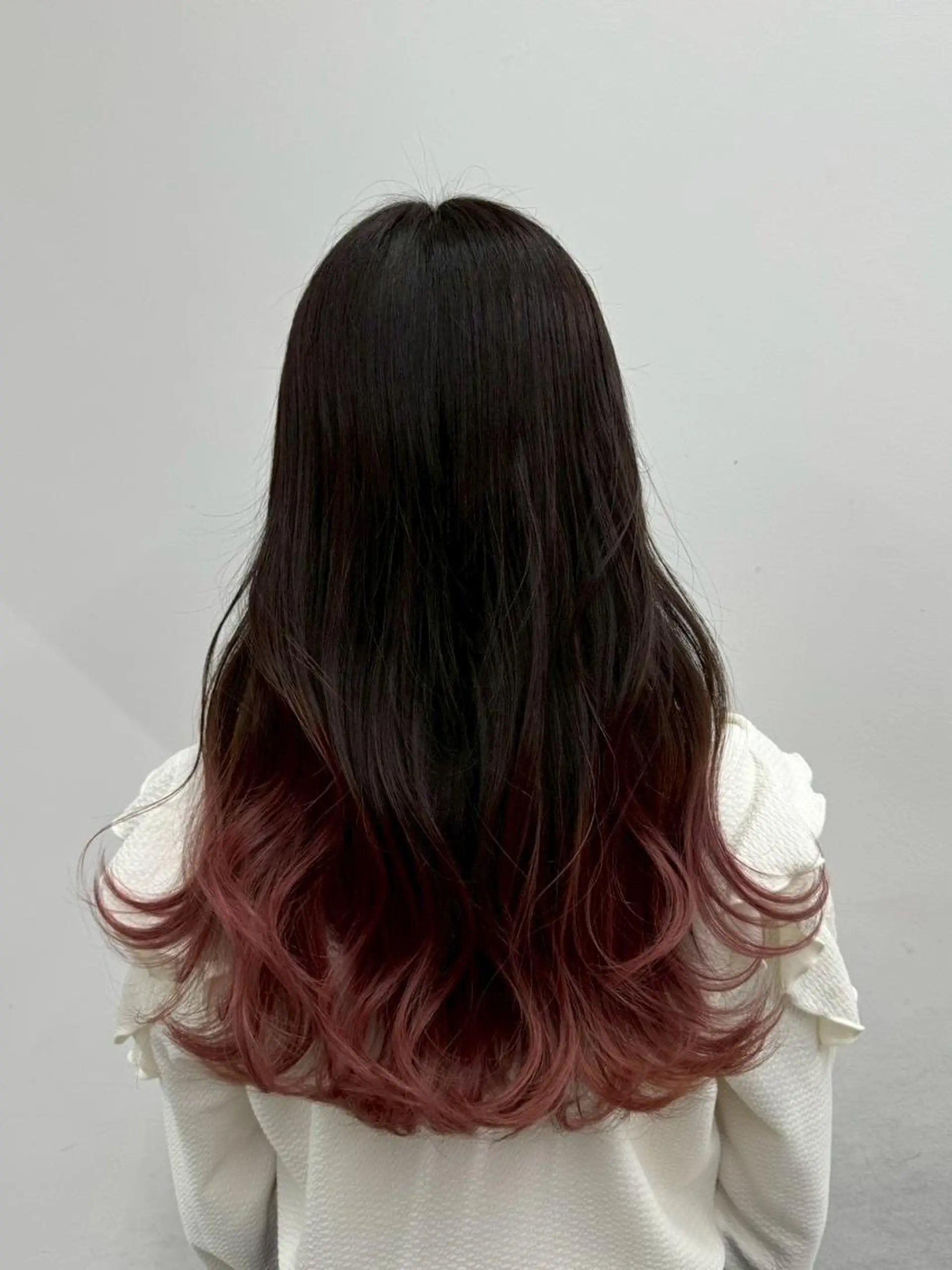 カラー ロング アディクシーカラー アッシュ ブルーカラー ダークアッシュ グレージュ 【公式】amble luxe 中野のヘアスタイル