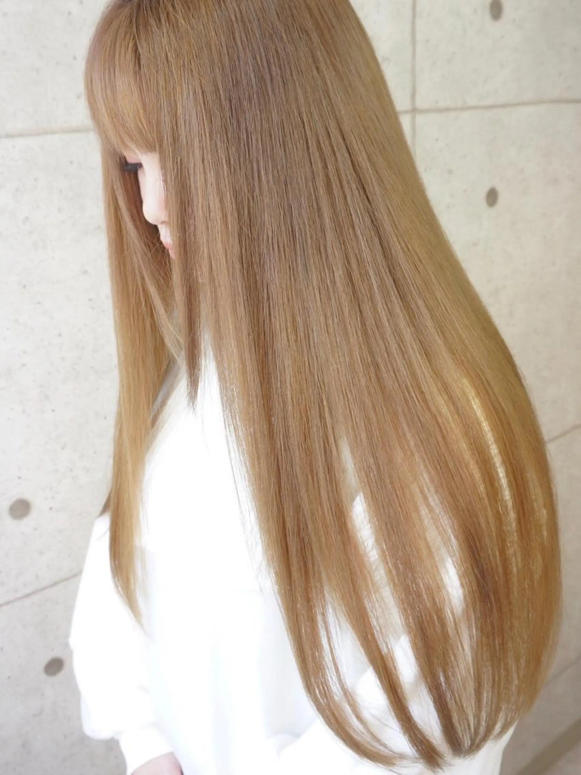 ロング トリートメント カット ヘアカラー トリートメント hair teria ryu 大塚のヘアスタイル