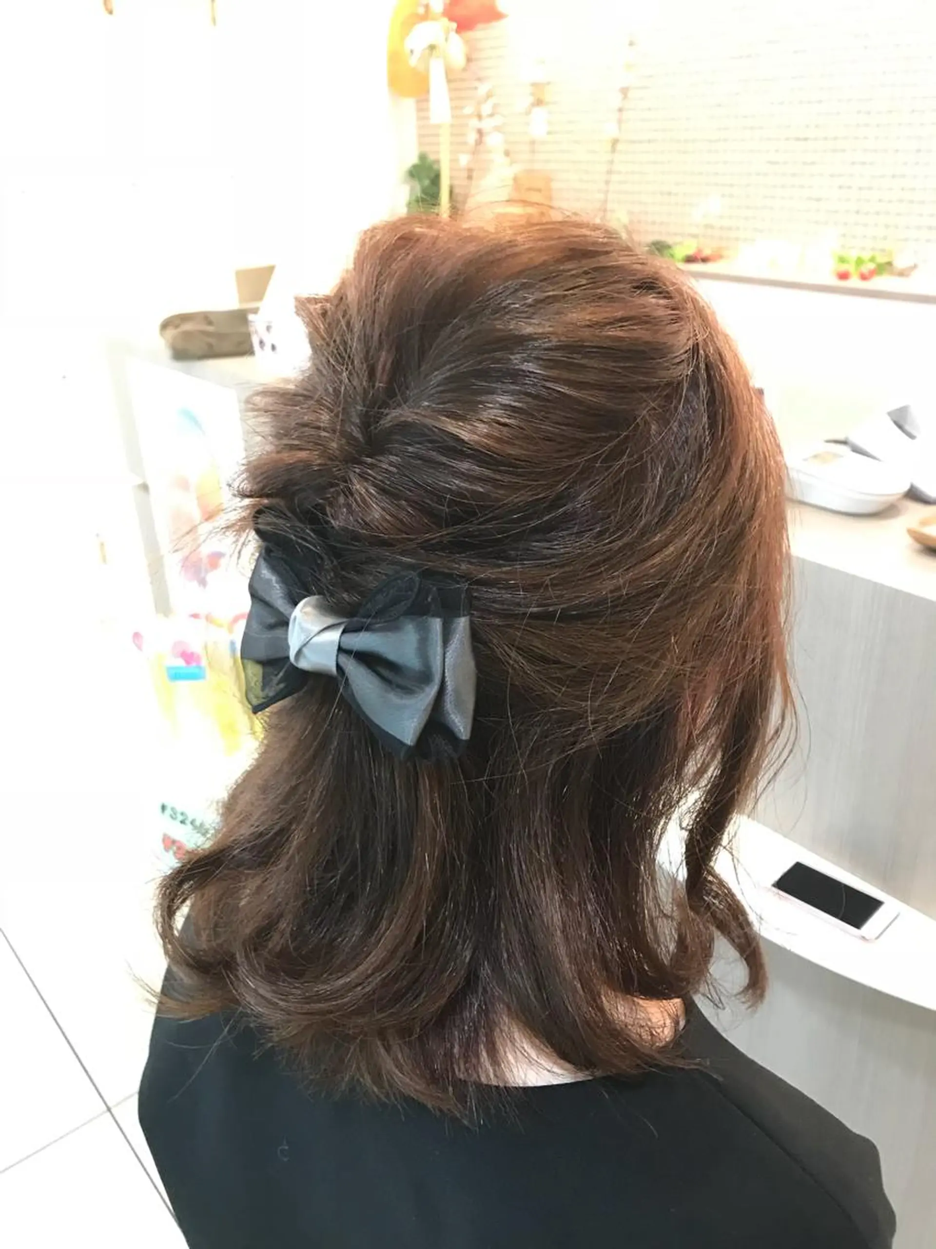 ミディアム ヘアアレンジ chiyo yasuのヘアスタイル