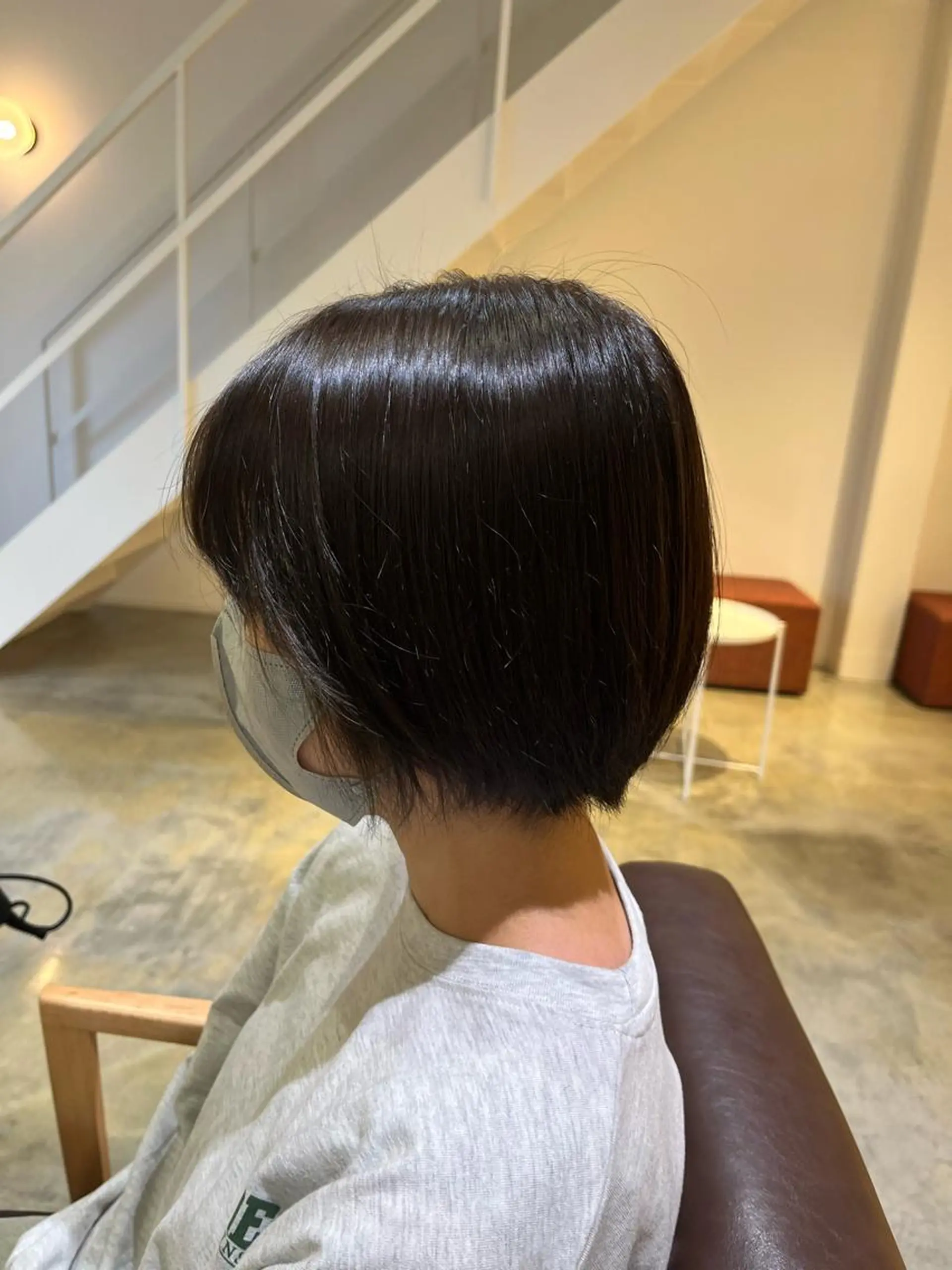 ショート アッシュ ハイライト 髪質改善 🌼あんなtrend color🌼のヘアスタイル