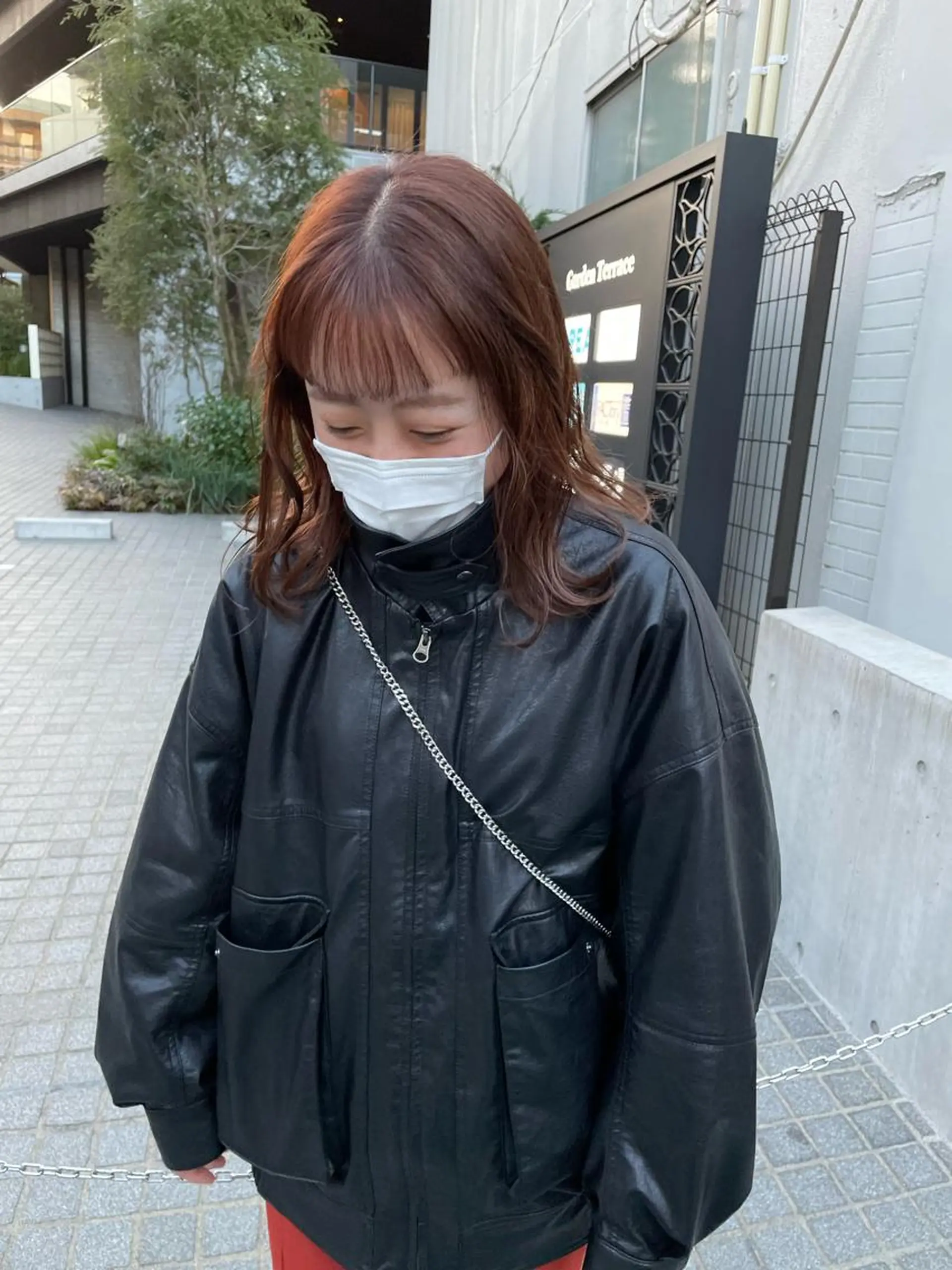 ミディアム カラー パーマ ヘアアレンジ キッズ ネイル マツエク・マツパ アイブロウ ブリーチ ブラウンカラー オレンジ 眉カラー カラーマツエク カット ヘアカラー トリートメント パーマ/透明感カラー /ボブ/吉田一生のヘアスタイル