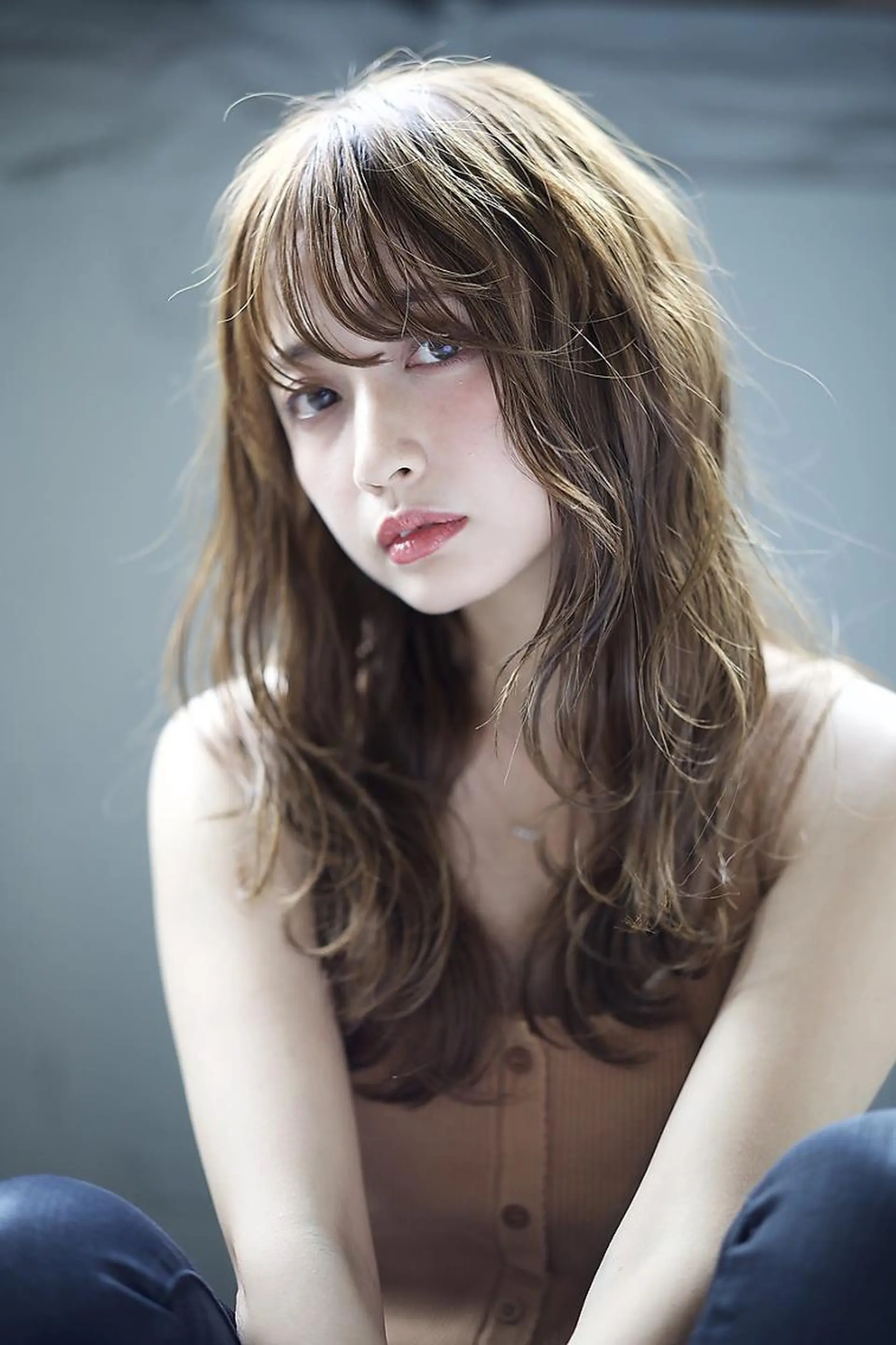 ミディアム カラー パーマ ヘアアレンジ カット ヘアカラー パーマ トリートメント 💈Chlom💈_ 公式_NewOpenのヘアスタイル