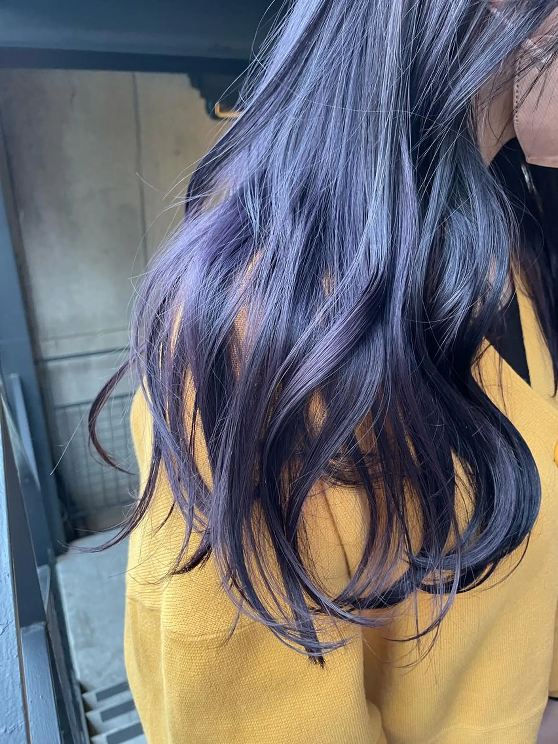 ロング カラー ヘアカラー 京都美容師 塩のヘアスタイル