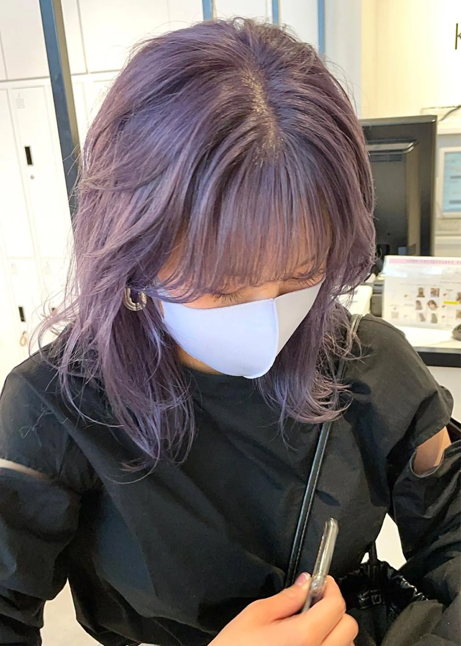ミディアム カラー ヘアカラー 🇰🇷カルマパーマ kaito🇰🇷のヘアスタイル