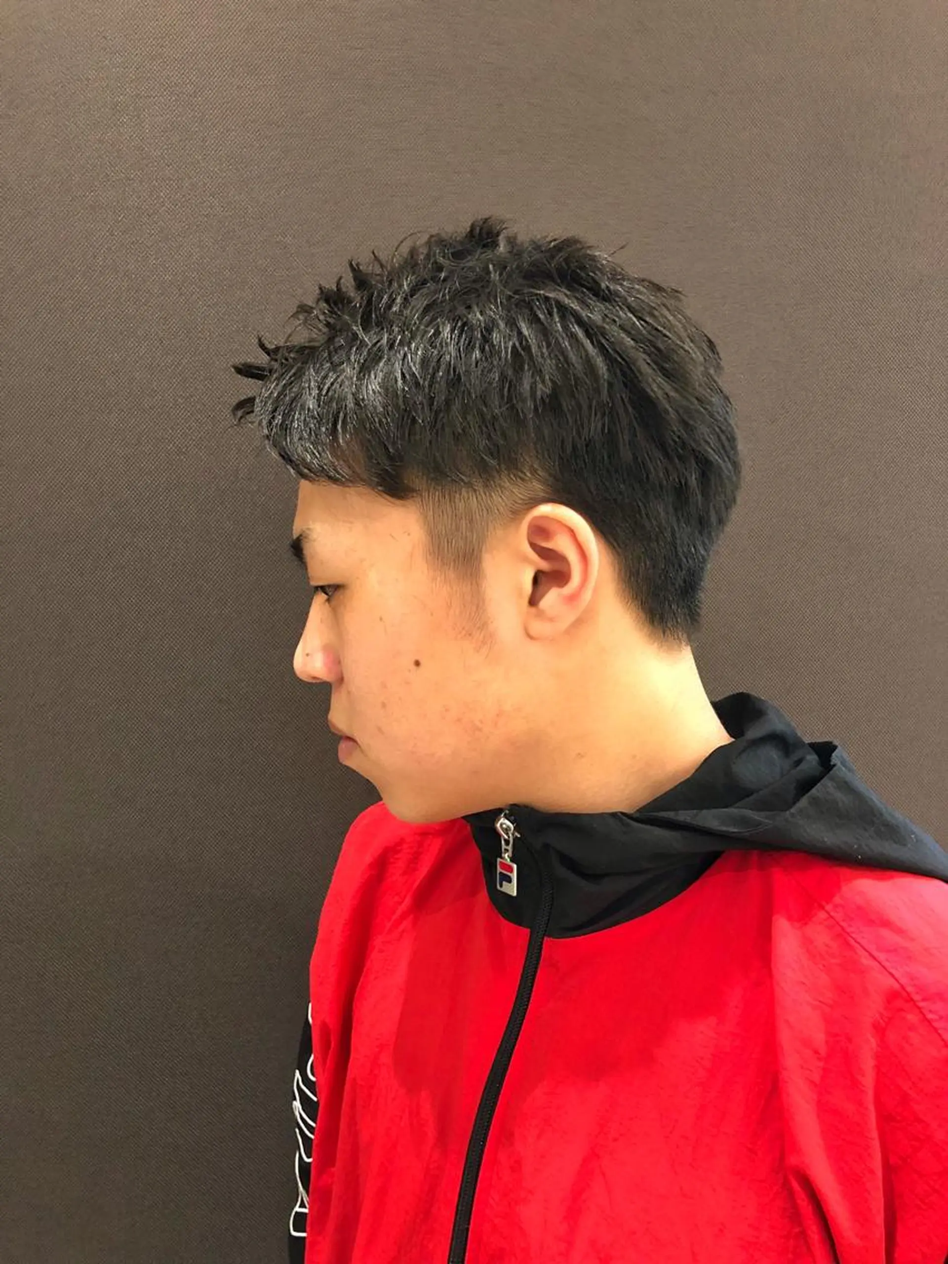 ショート メンズ ツーブロック 齋藤 らいのヘアスタイル