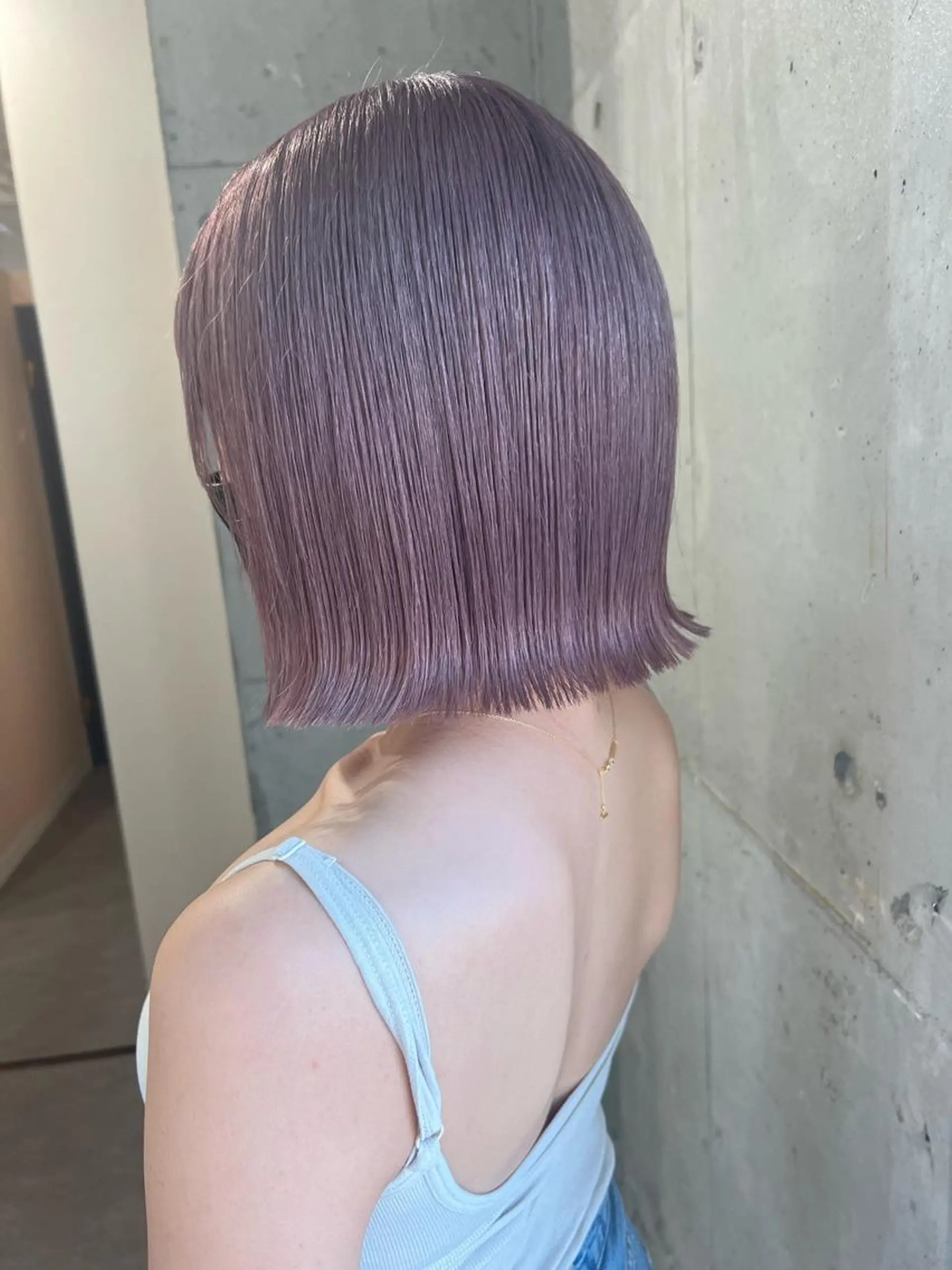 ショート カラー バレイヤージュ ブリーチ ケアブリーチ ハイライトカラー インナーカラー ヘアカラー トリートメント lani 天神大名/ブリーチのヘアスタイル