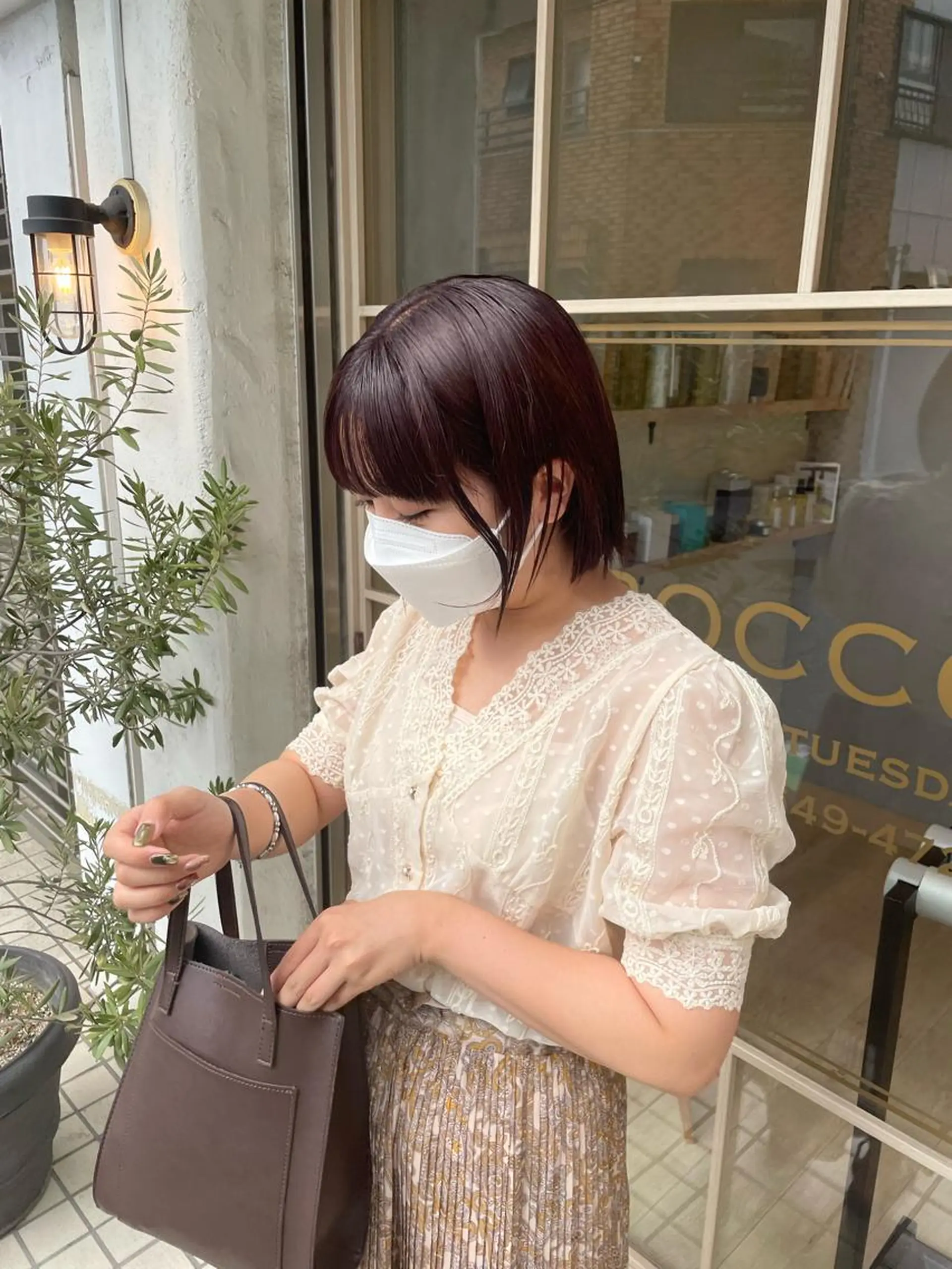 ショート カラー ボブ kanami - ROCCO -のヘアスタイル