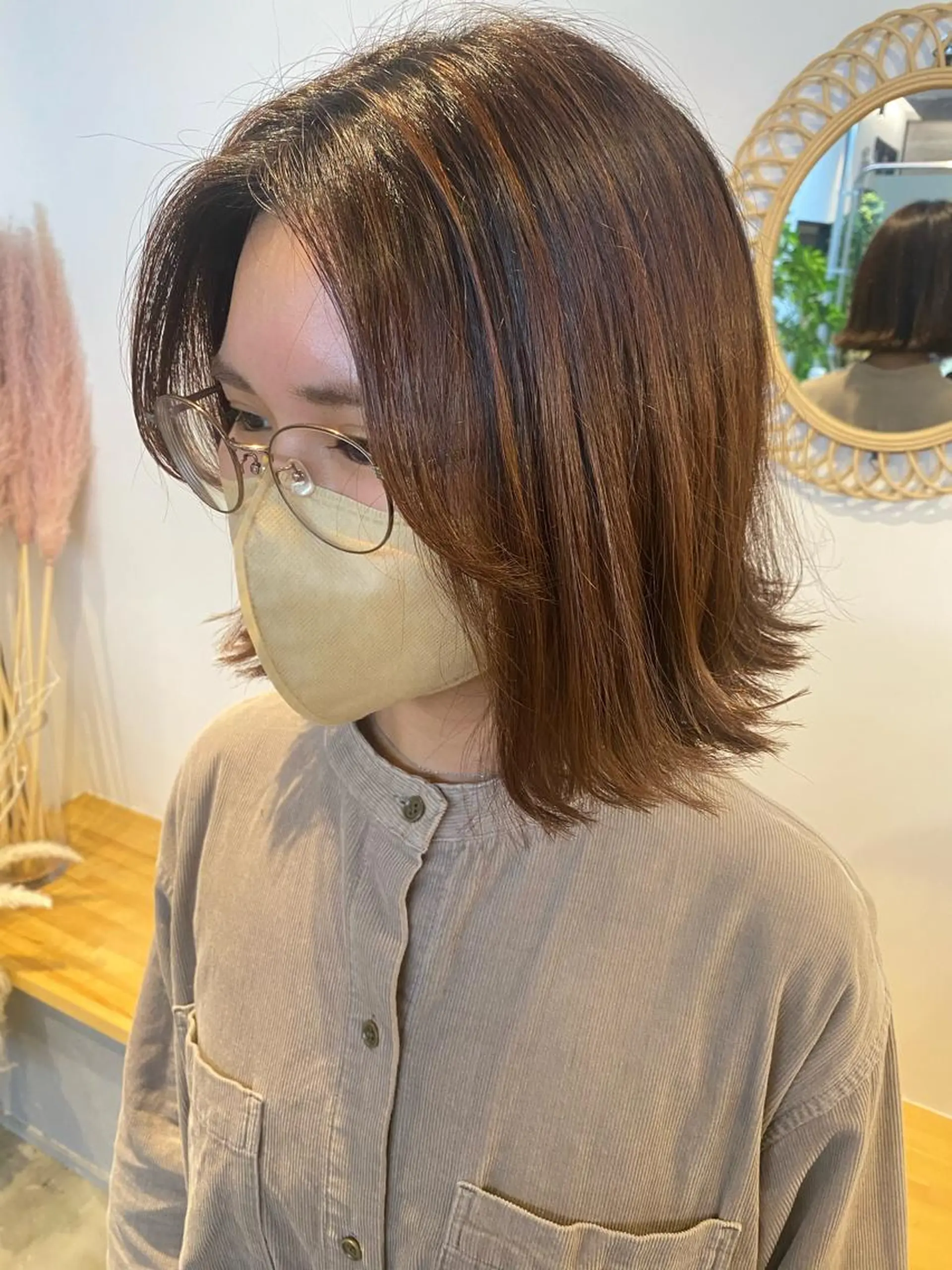 ミディアム カラー 🌼ハイライト透明感 🌼maiのヘアスタイル