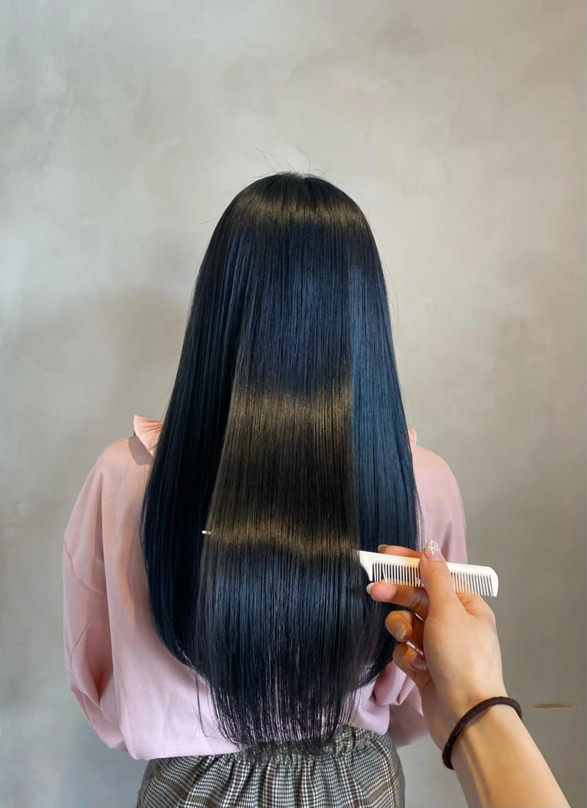 ロング 縮毛矯正 トリートメント motel所属・モデルや芸能人も通う ✨マンツーマンサロンのヘアスタイル