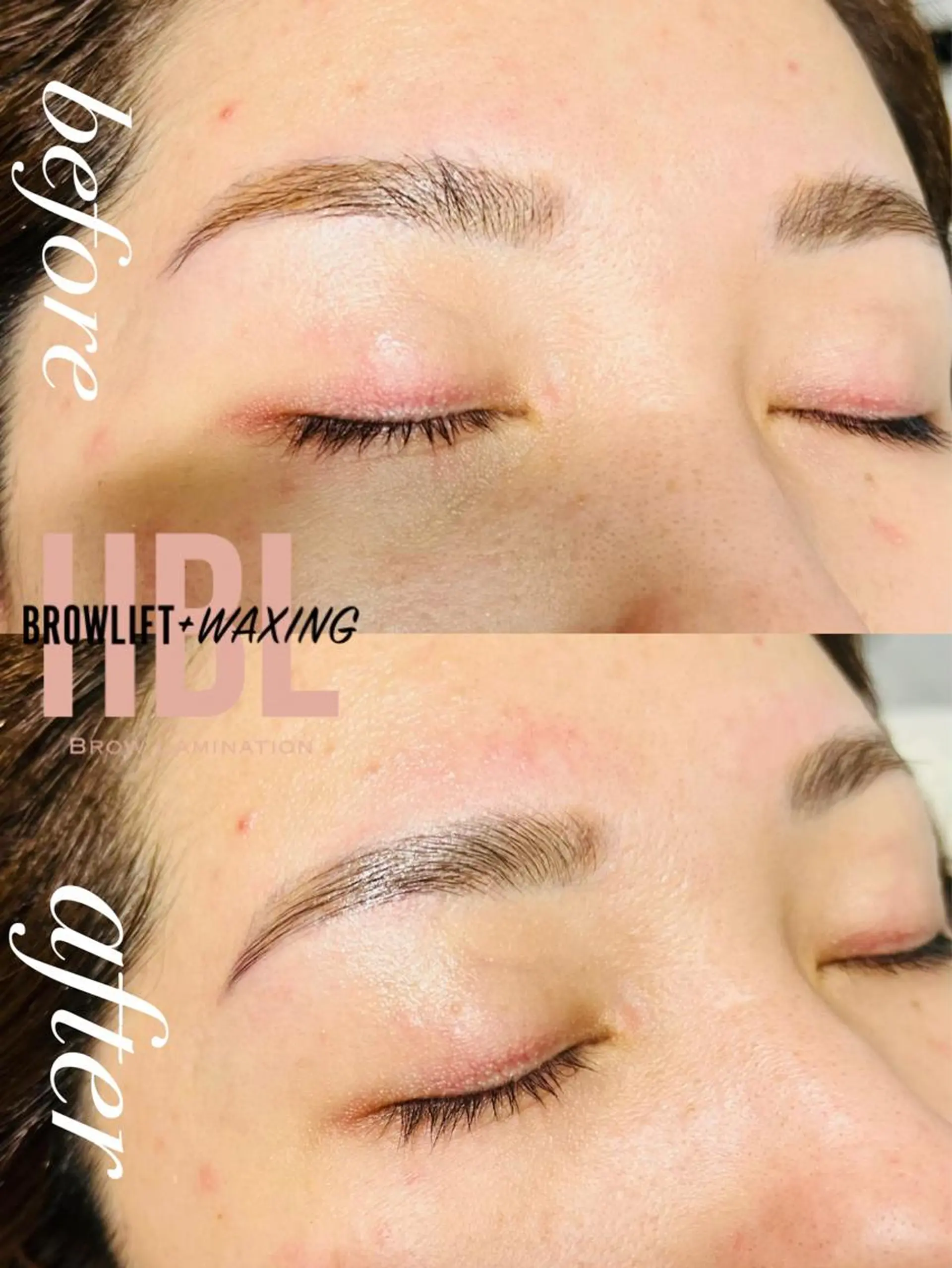 アイブロウ 眉カラー ハリウッドブロウリフト 眉毛ワックス脱毛 ワックス脱毛 その他(アイブロウ) eyelash presh yukaのマツエク・マツパデザイン