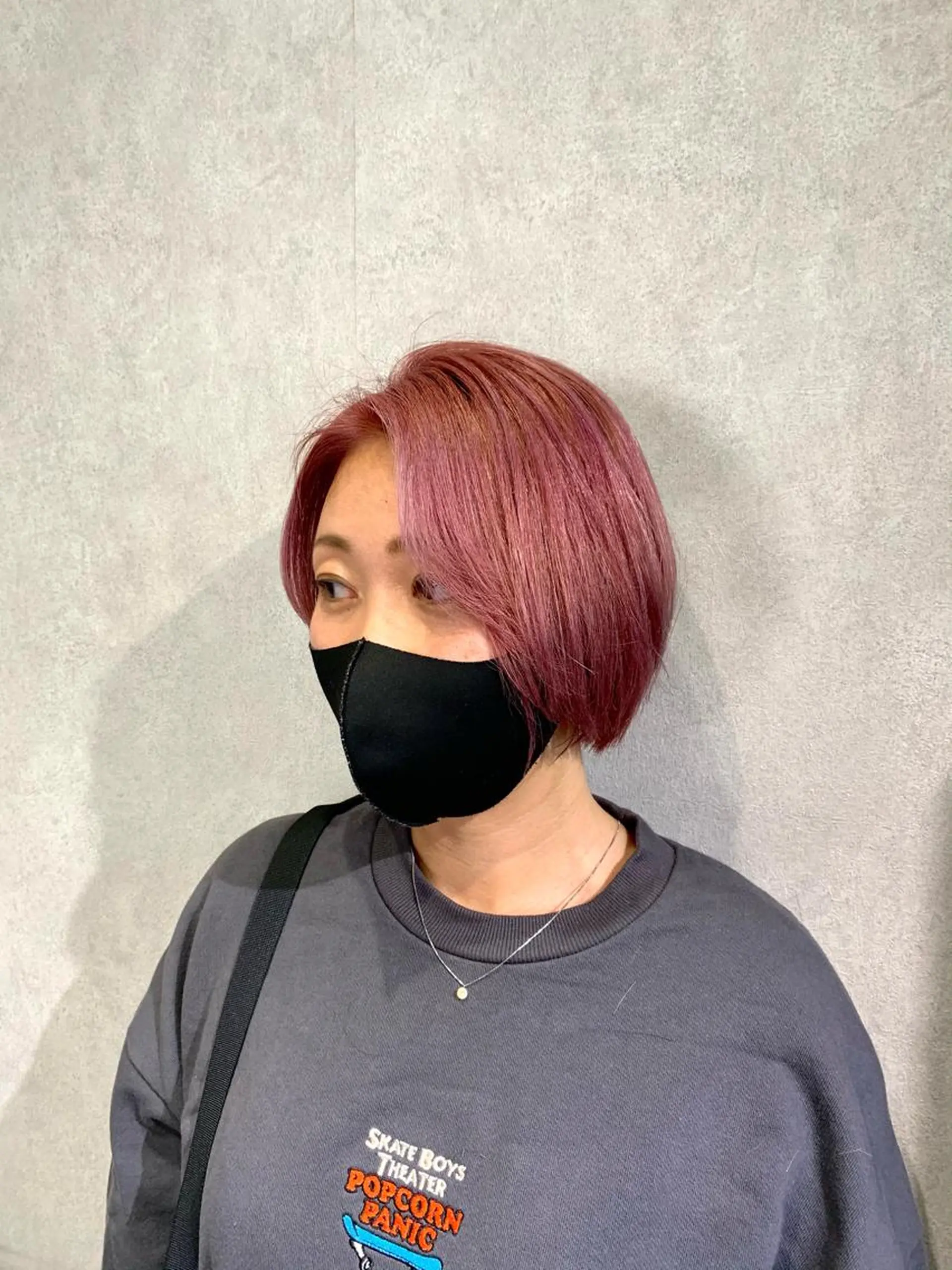 ショート カラー バレイヤージュ デザインカラー ダブルカラー イヤリングカラー ハイライトカラー ヘアカラー トリートメント ひばりヶ丘美容室 ✂︎藤原珠輝✂︎のヘアスタイル