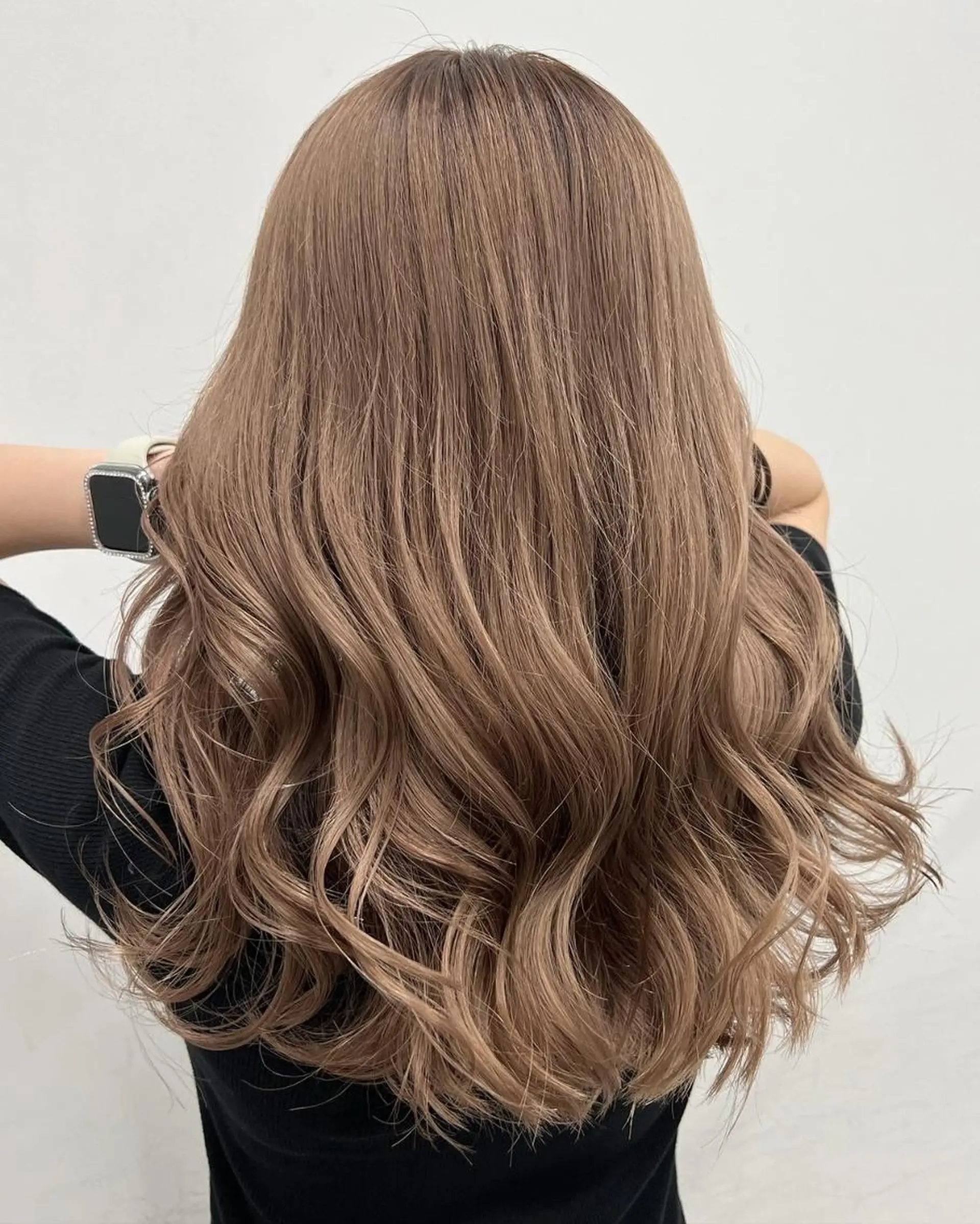 セミロング カット パーマ トリートメント 【公式】amble luxe池袋東口♻️のヘアスタイル