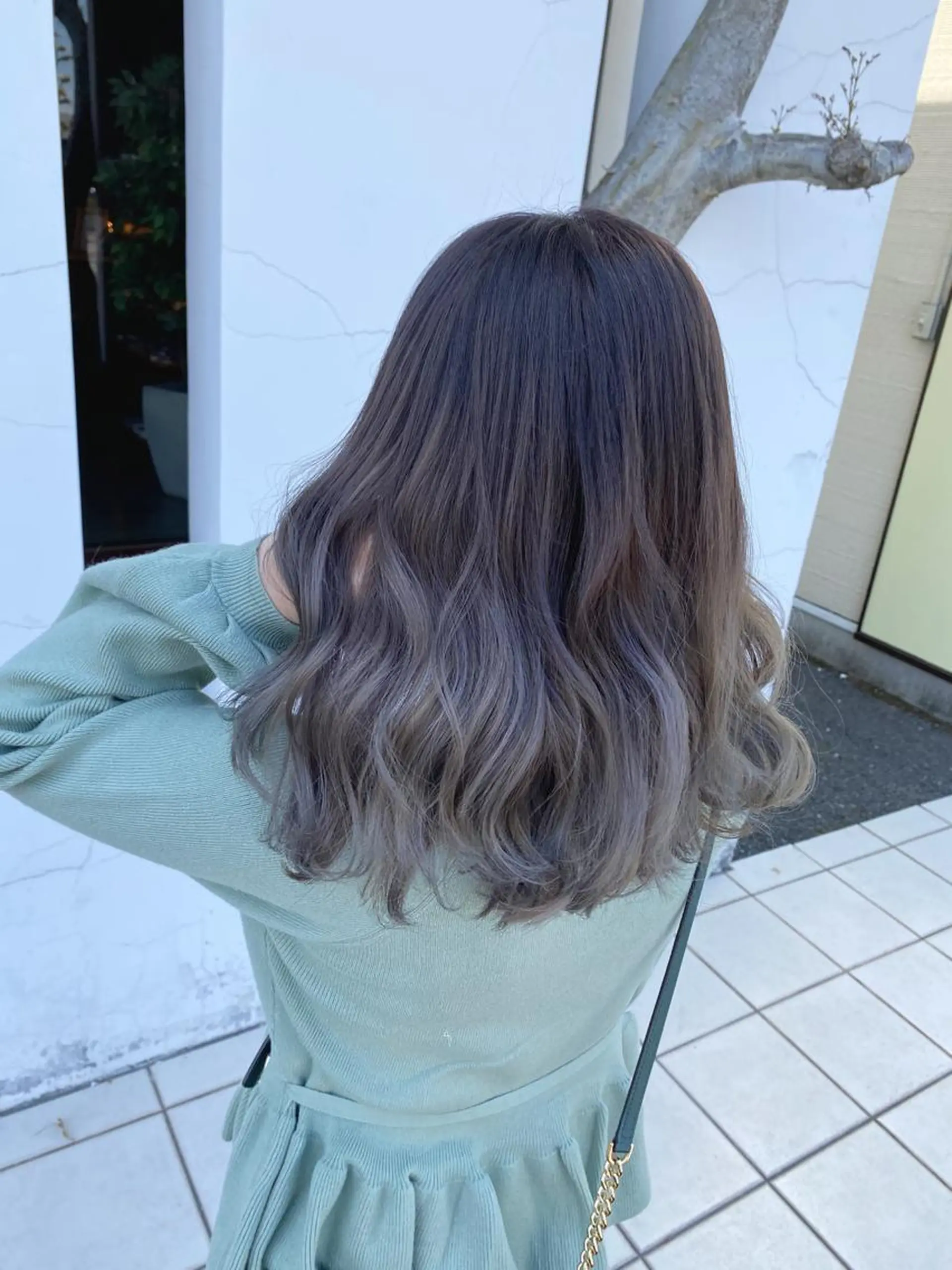 セミロング ヘアカラー トリートメント 具志 正太のヘアスタイル
