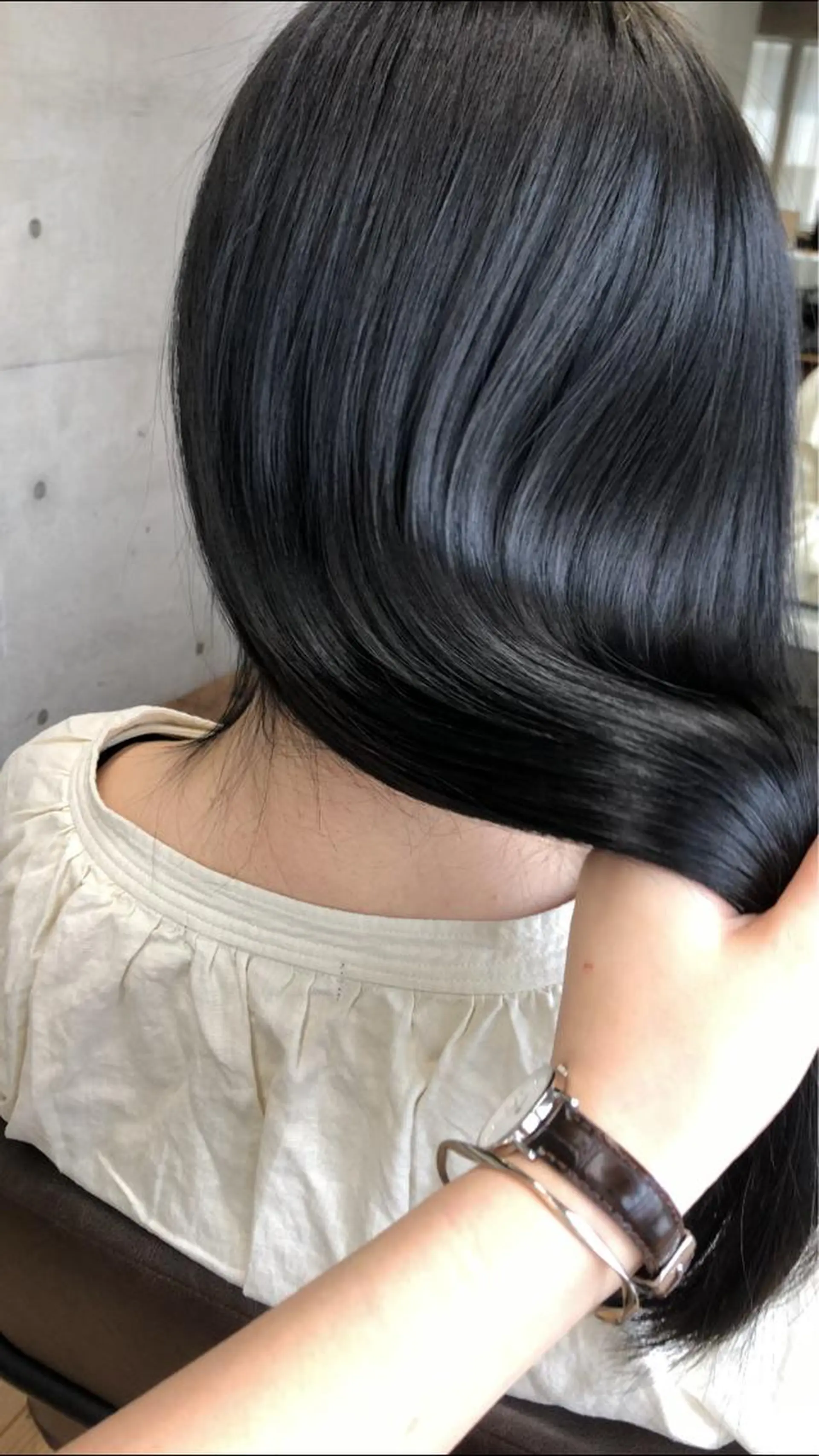 ロング カラー ブリーチ ヘアカラー nagisa /縮毛矯正のヘアスタイル