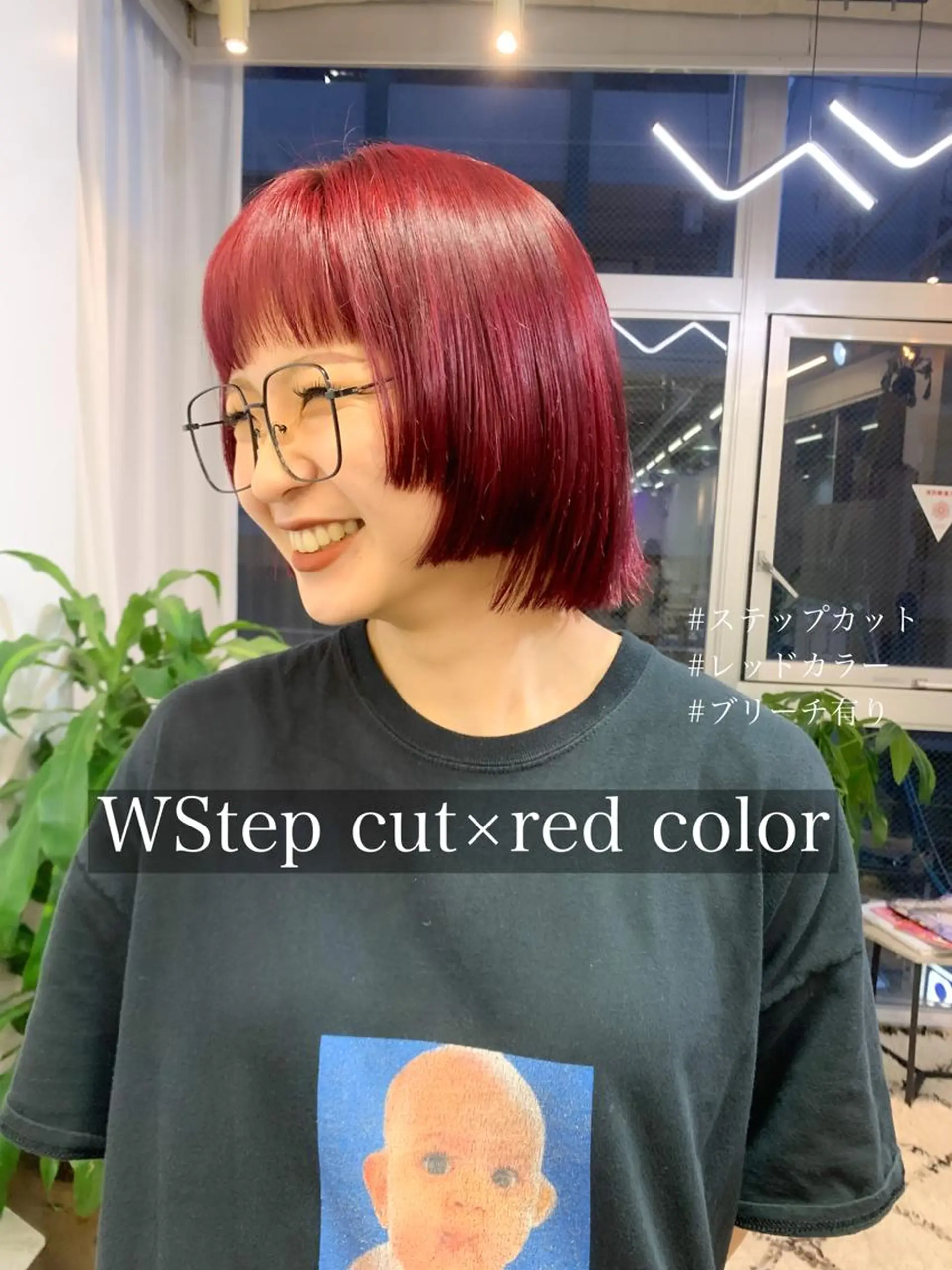 ミディアム カット 小森 祐希のヘアスタイル