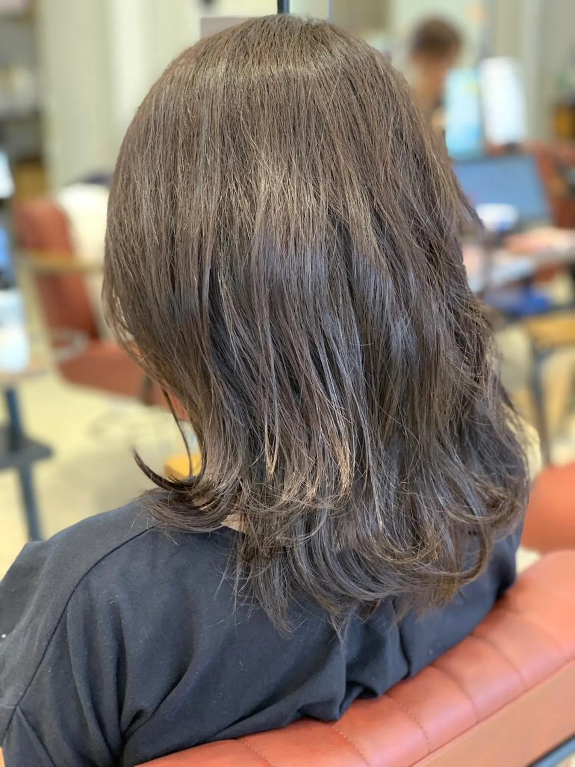 ミディアム カラー ヘアカラー 髪質改善カラーリスト /根本雄貴のヘアスタイル