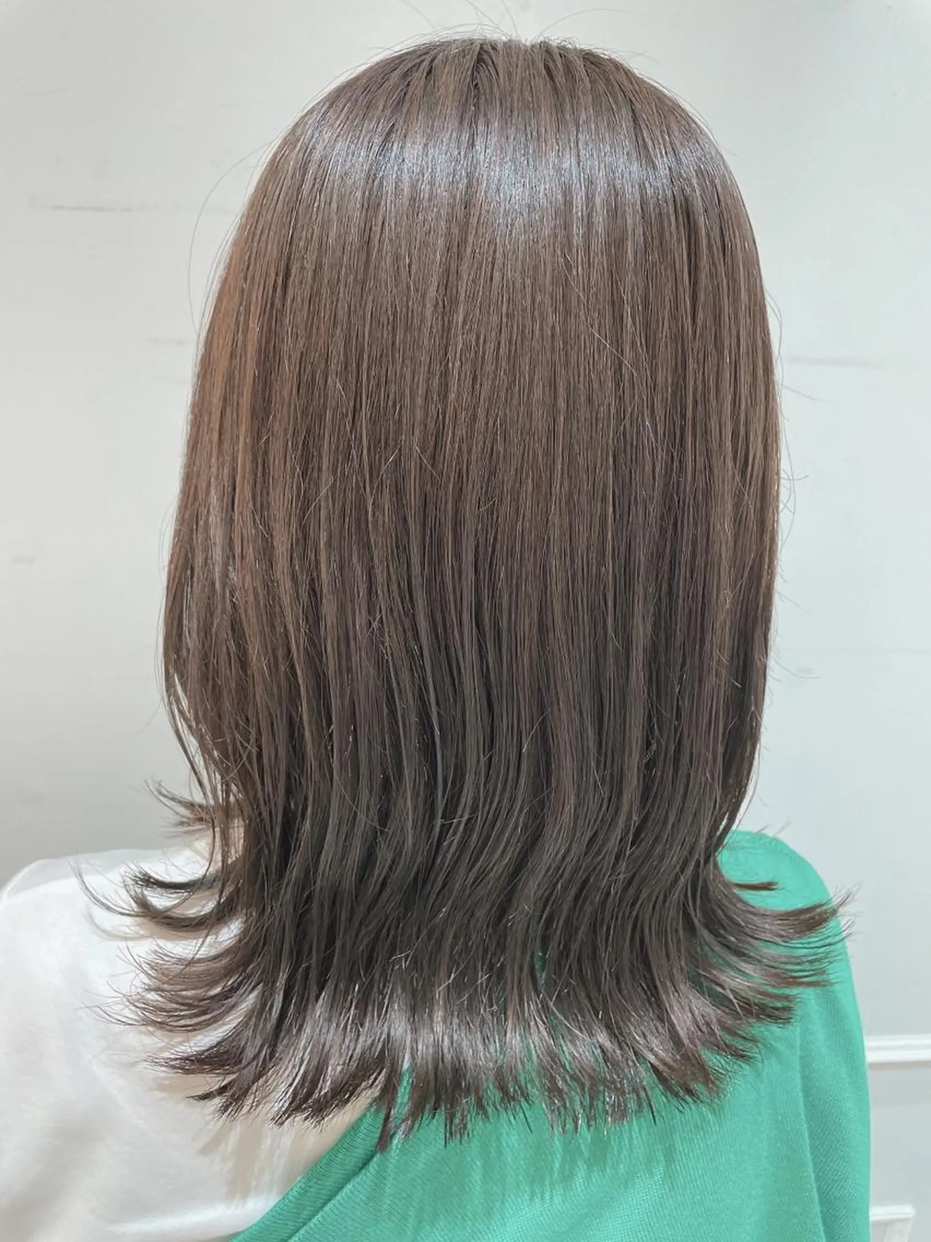 ミディアム カラー グレージュ カット ヘアカラー トリートメント 🦖鶴岡香純🦖 産休中のヘアスタイル