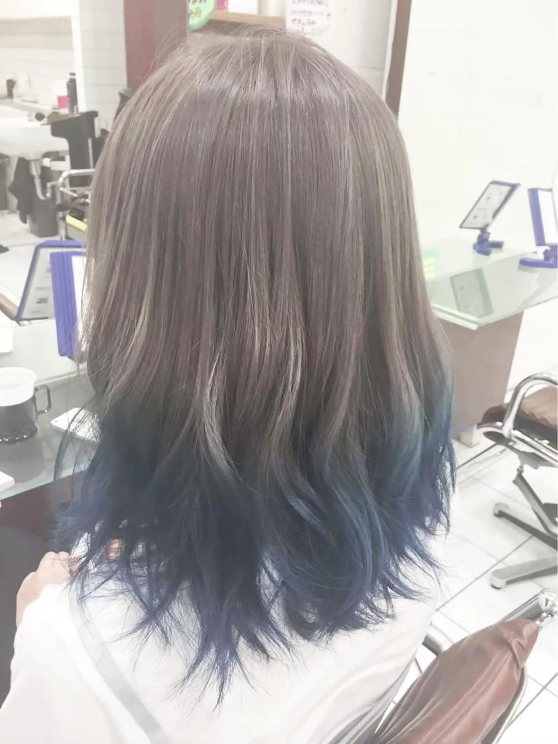 ミディアム カラー メンズカット無料 🌙 松本のヘアスタイル