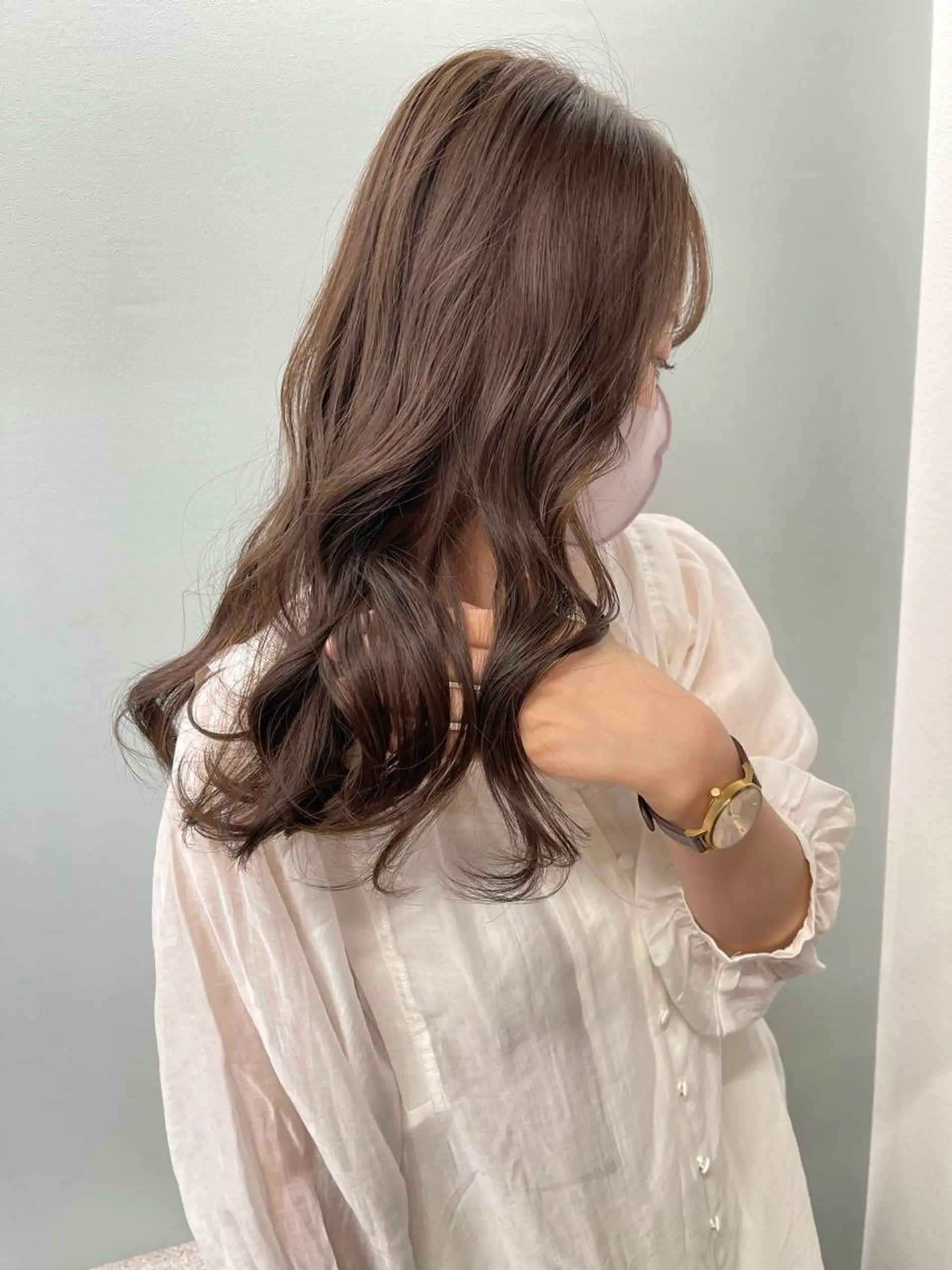 セミロング カット ヘアカラー パーマ Peyp所属・早瀬 裕之のヘアスタイル
