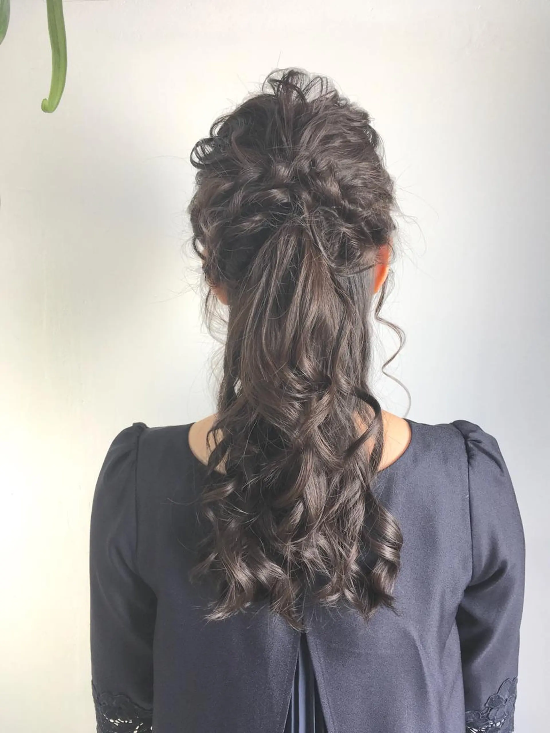 ヘアアレンジ ハーフアップ ヘアセット go today shaire salon 本店所属・yoshi ☆のヘアスタイル