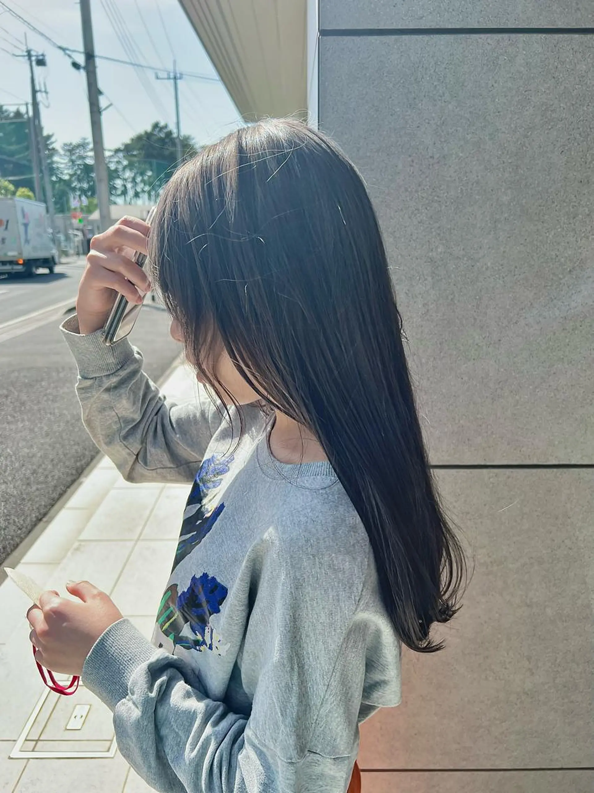 ロング カラー ブリーチ mizuki ,のヘアスタイル