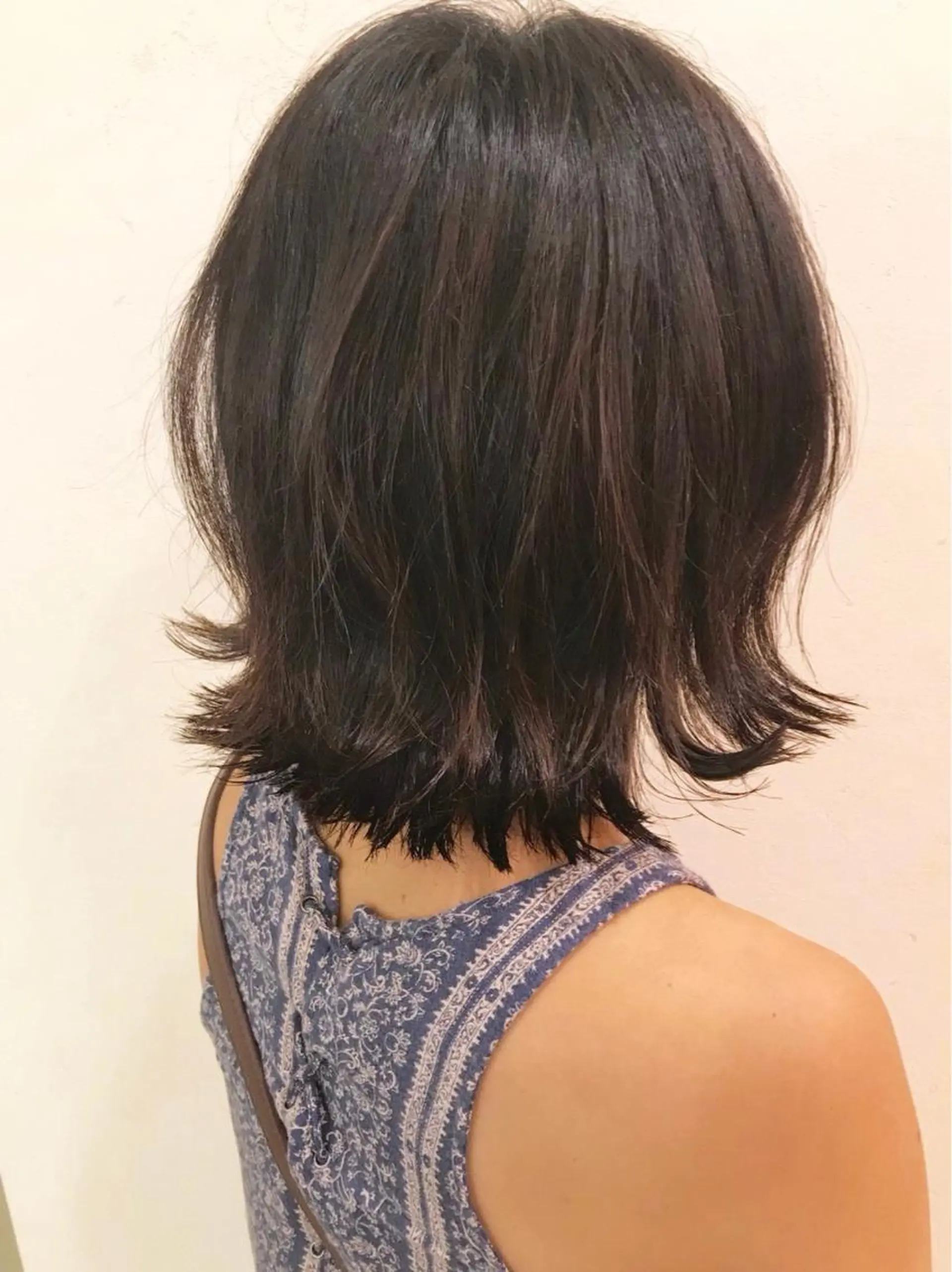 ミディアム カラー パーマ 上田 正輝のヘアスタイル