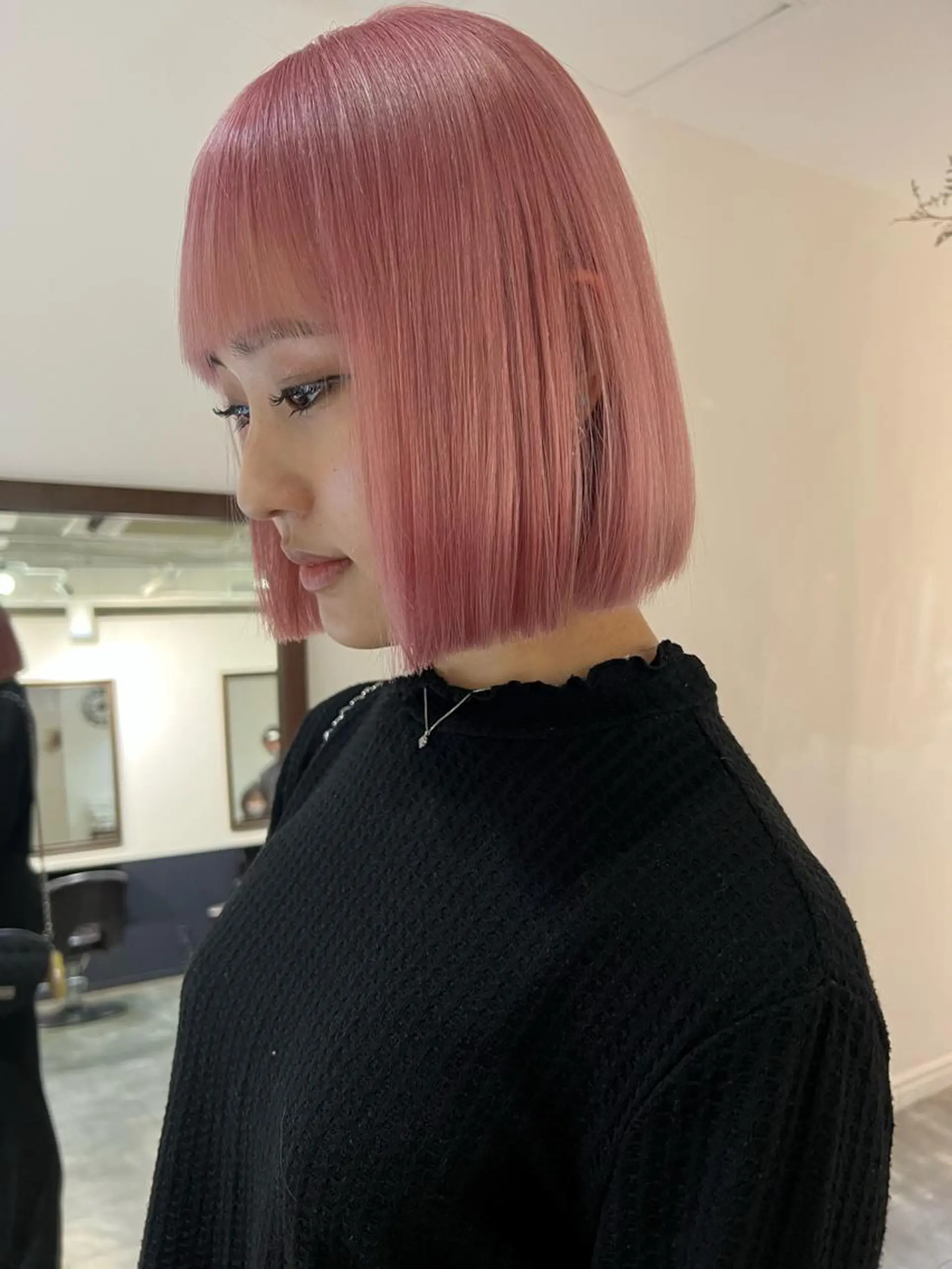 ショート カット ヘアカラー トリートメント ハイトーンボブ美容師 /馬場 翼のヘアスタイル