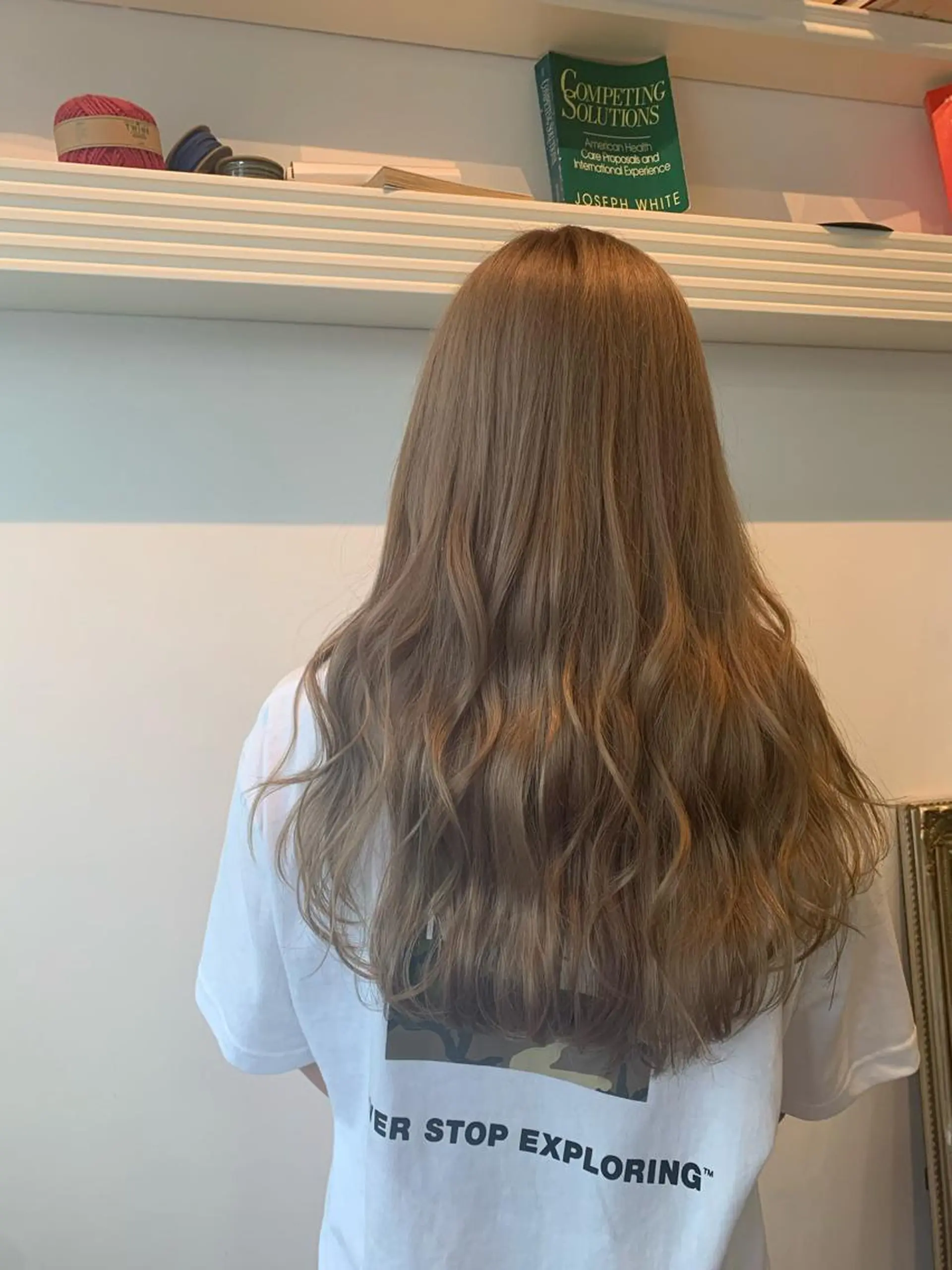 ロング カラー ヘアカラー トリートメント ヘアセット ハイトーン/レイヤー 💜Akaneのヘアスタイル