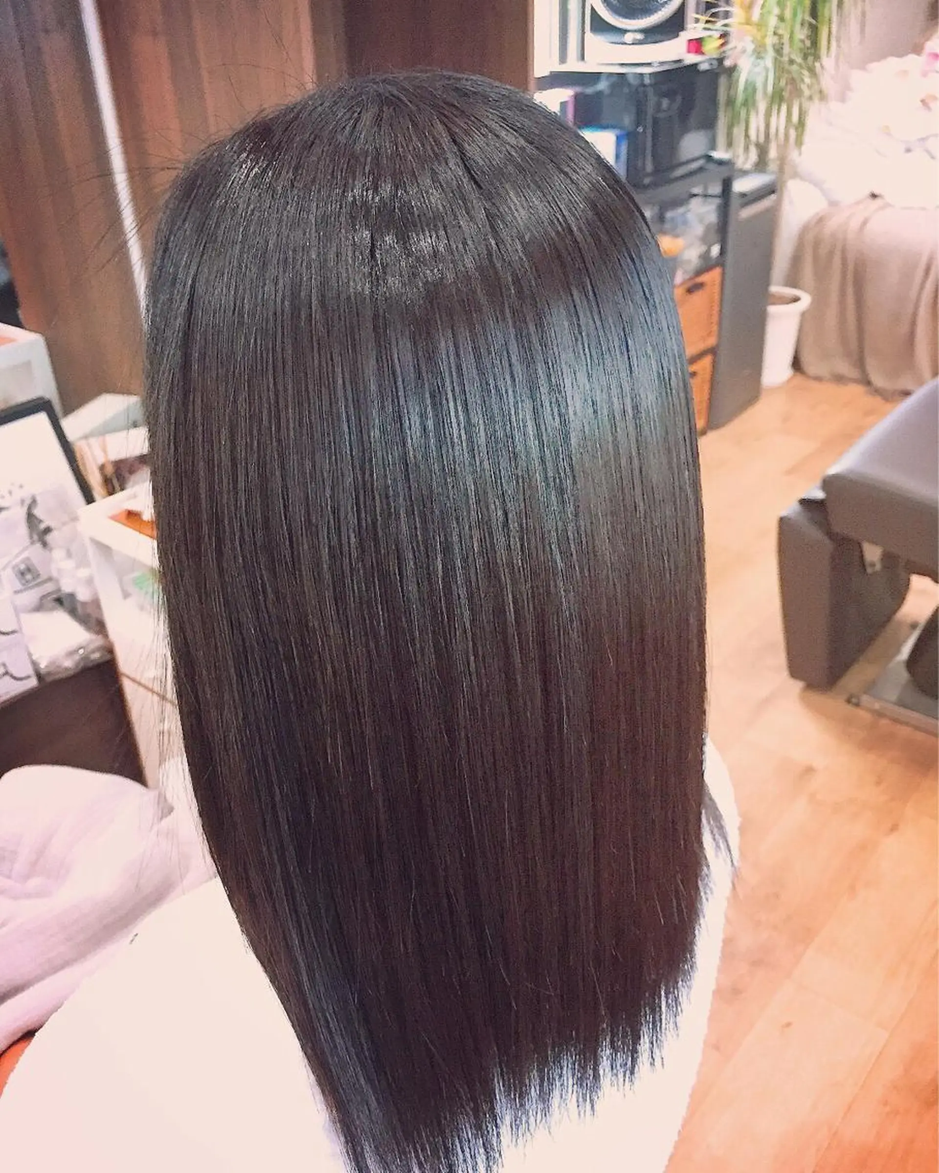 セミロング トリートメント 酸熱トリートメント Kanani所属・田中 佐枝子のヘアスタイル