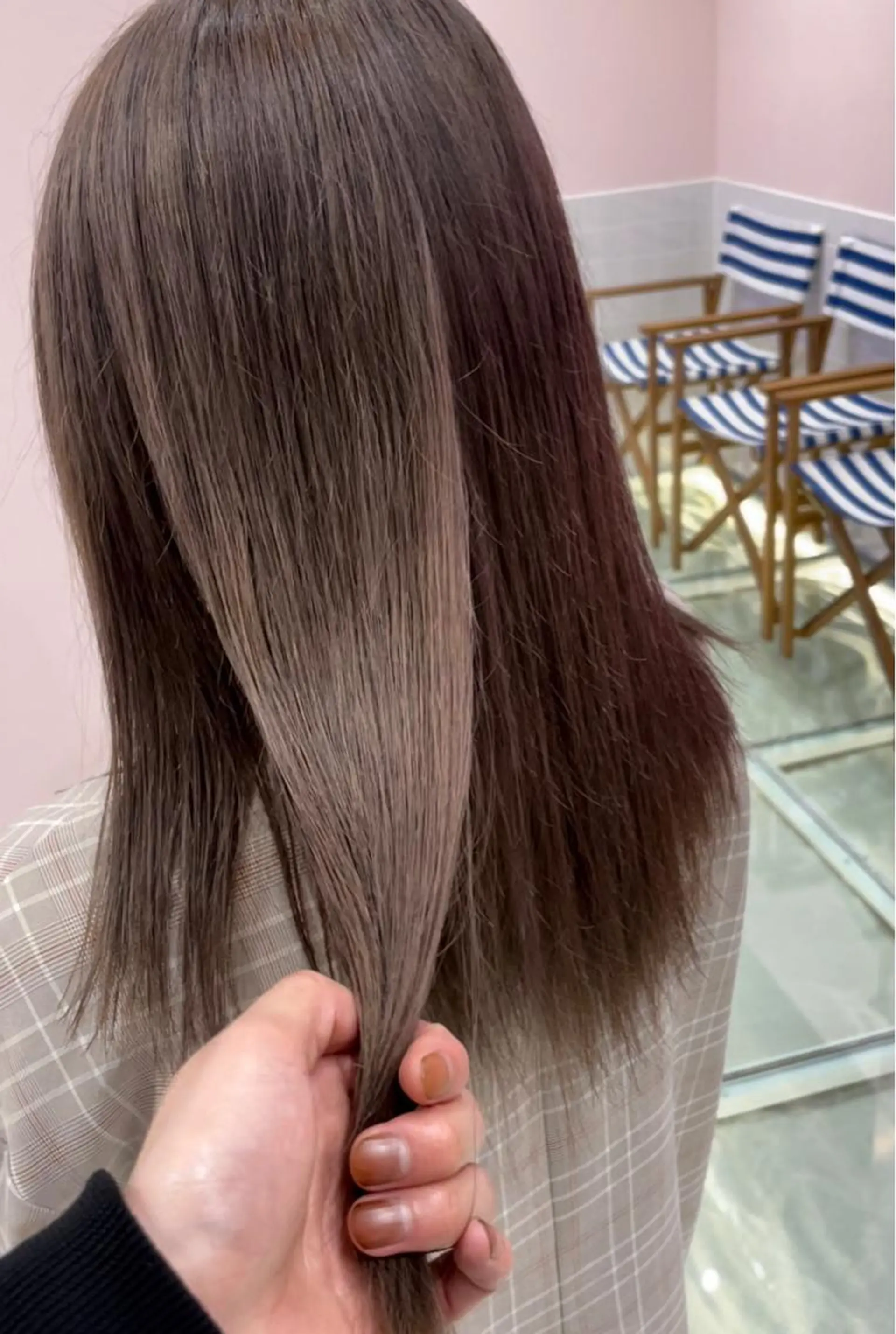 セミロング カラー グレージュ カット ヘアカラー トリートメント ヘアセット lot横浜所属・🫧tatsuki 🫧“lot 横浜“のヘアスタイル