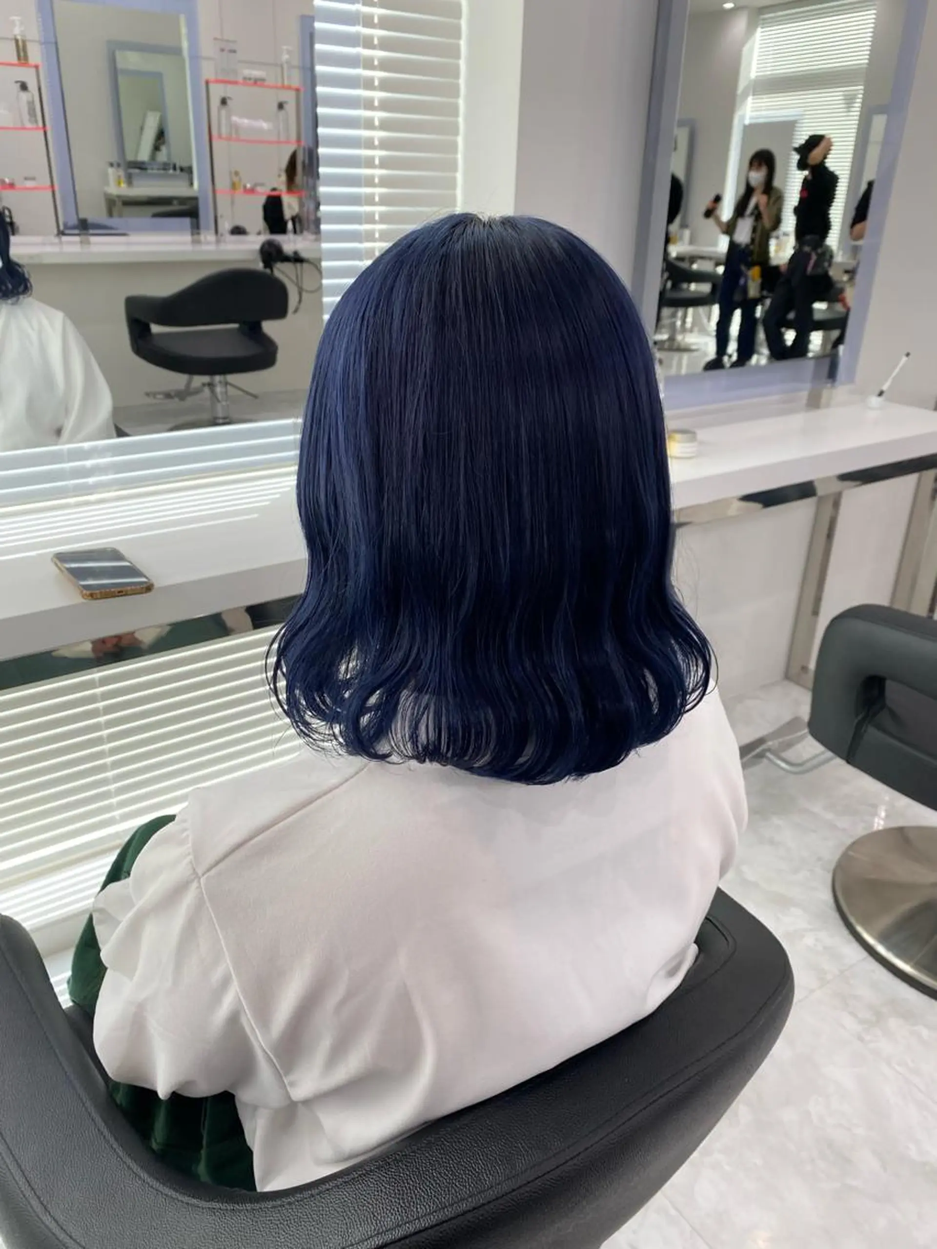 ミディアム カラー ヘアアレンジ ヘアカラー トリートメント ヘッドスパ ヘアセット 💖透け感ベージュ KOTA💖のヘアスタイル