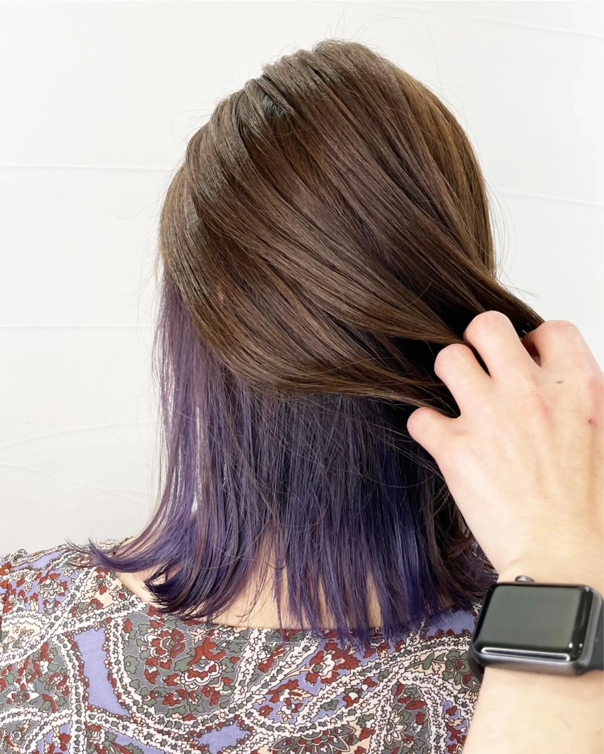 ミディアム カラー パープルカラー カット ヘアカラー トリートメント バレイヤージュカラー 特化美容師✨星皓太のヘアスタイル