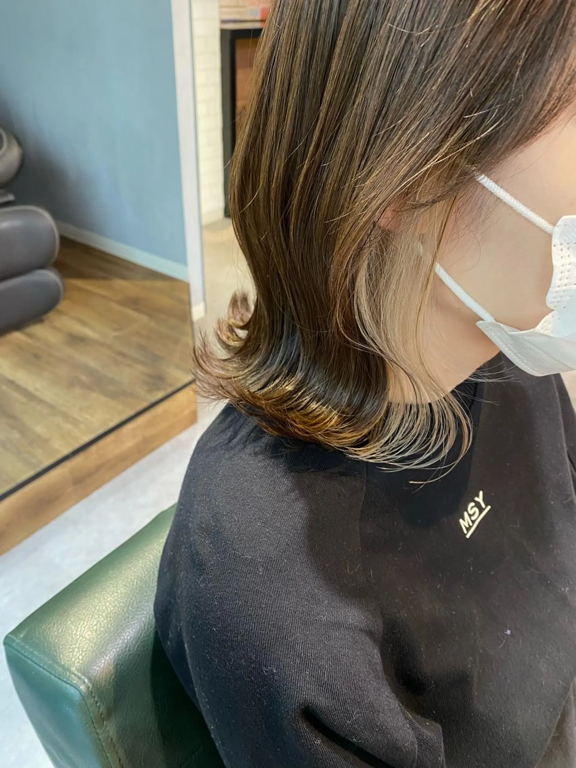 ミディアム GO TODAY SHAiRE SALON 原宿Stella店所属・𓍯柔らかhair 𓍯 yukinoのヘアスタイル