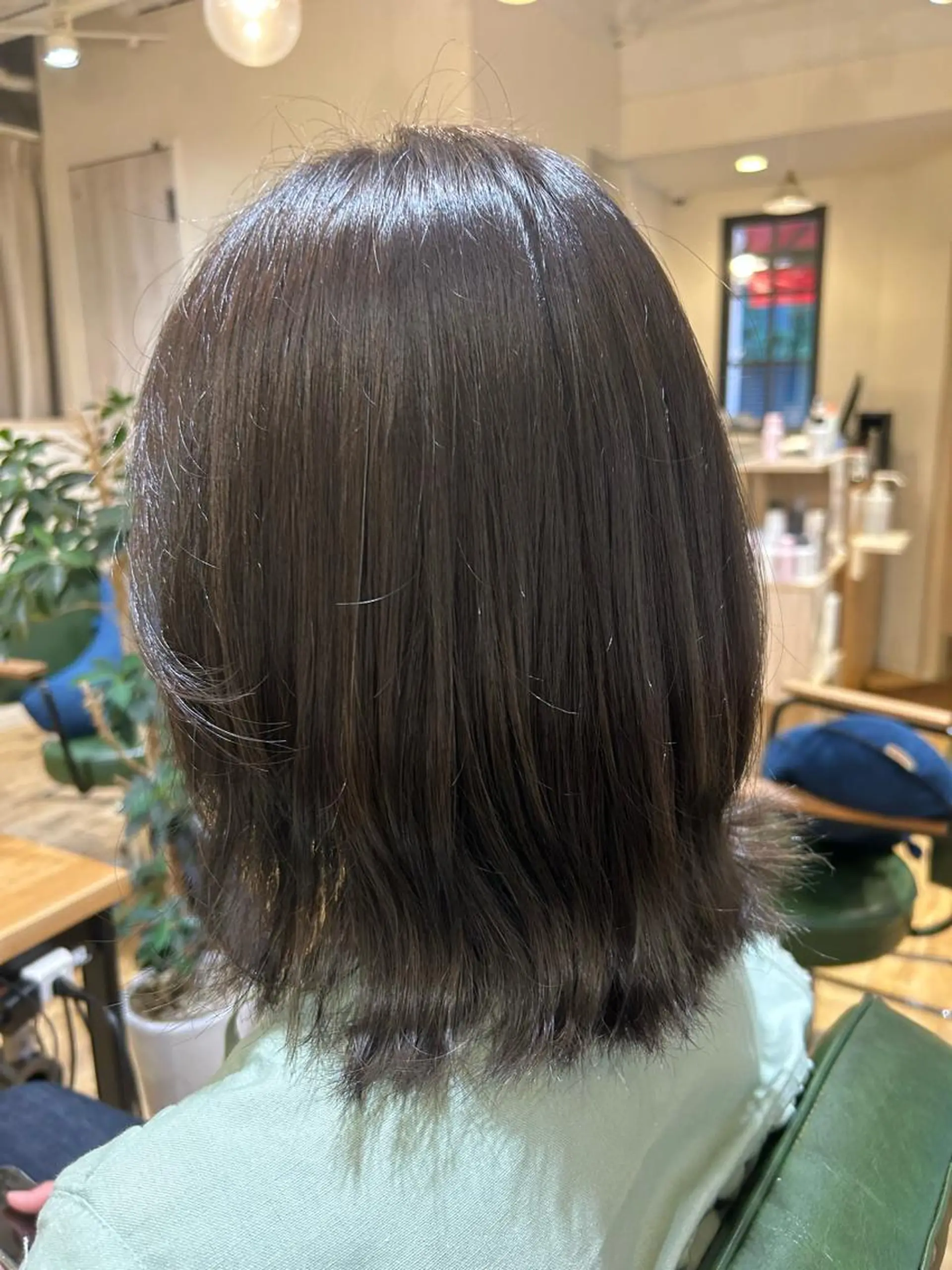 ミディアム カラー グレージュ 髪質改善 トリートメント RYUCK所属・暖色＊艶カラー /ちとせ🎀🤍のヘアスタイル